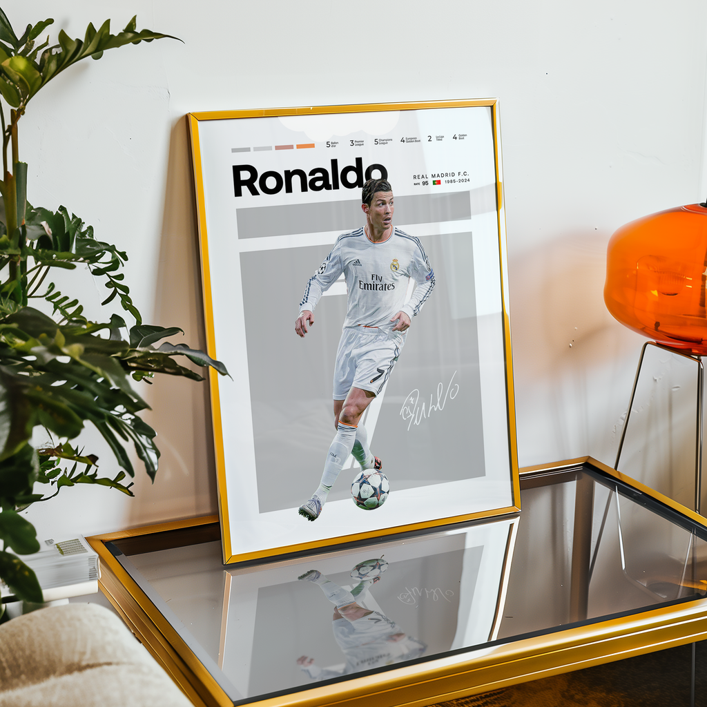Poster Cristiano Ronaldo "Stats Edition"