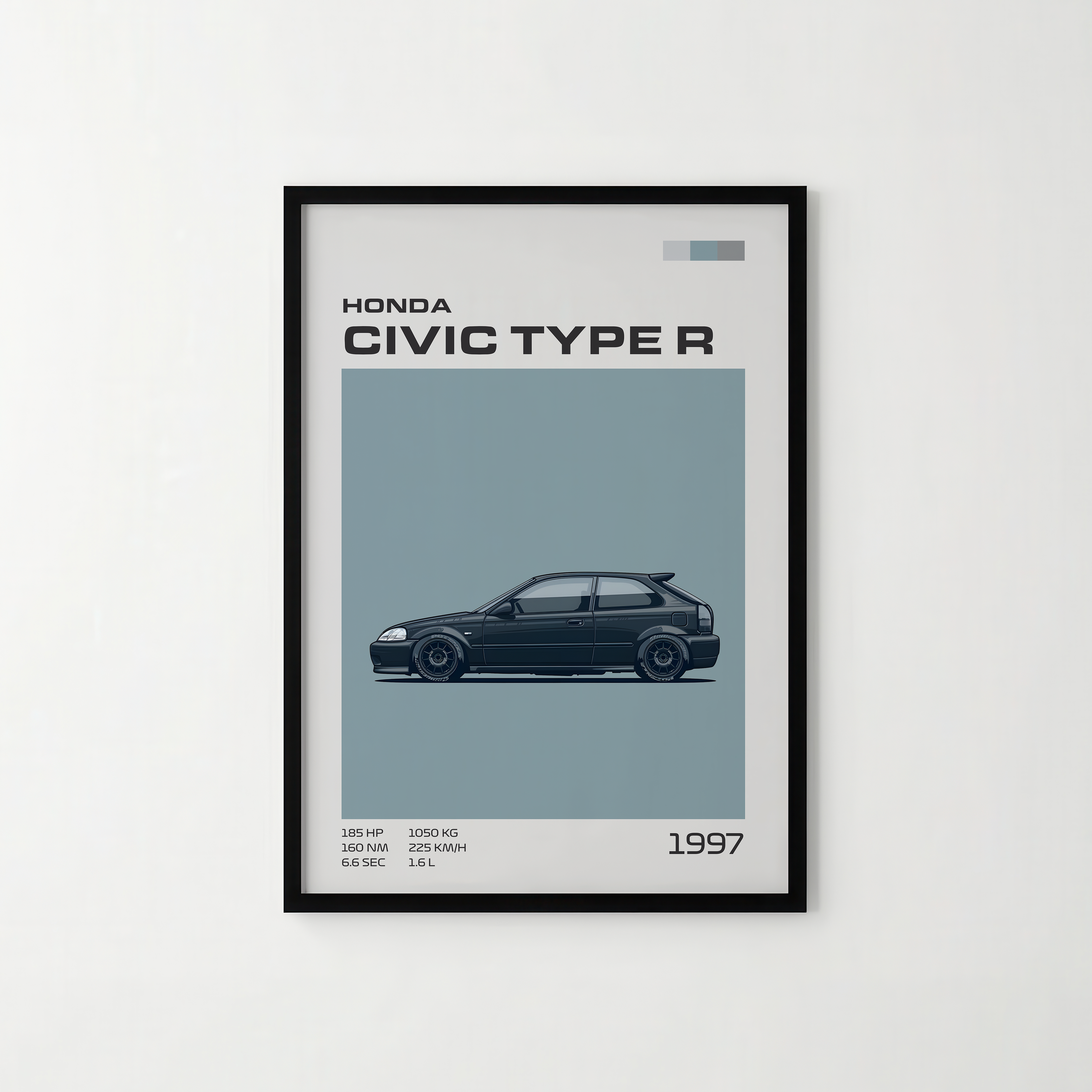Poster Honda Civic Type R EK9 "Classic Edition"