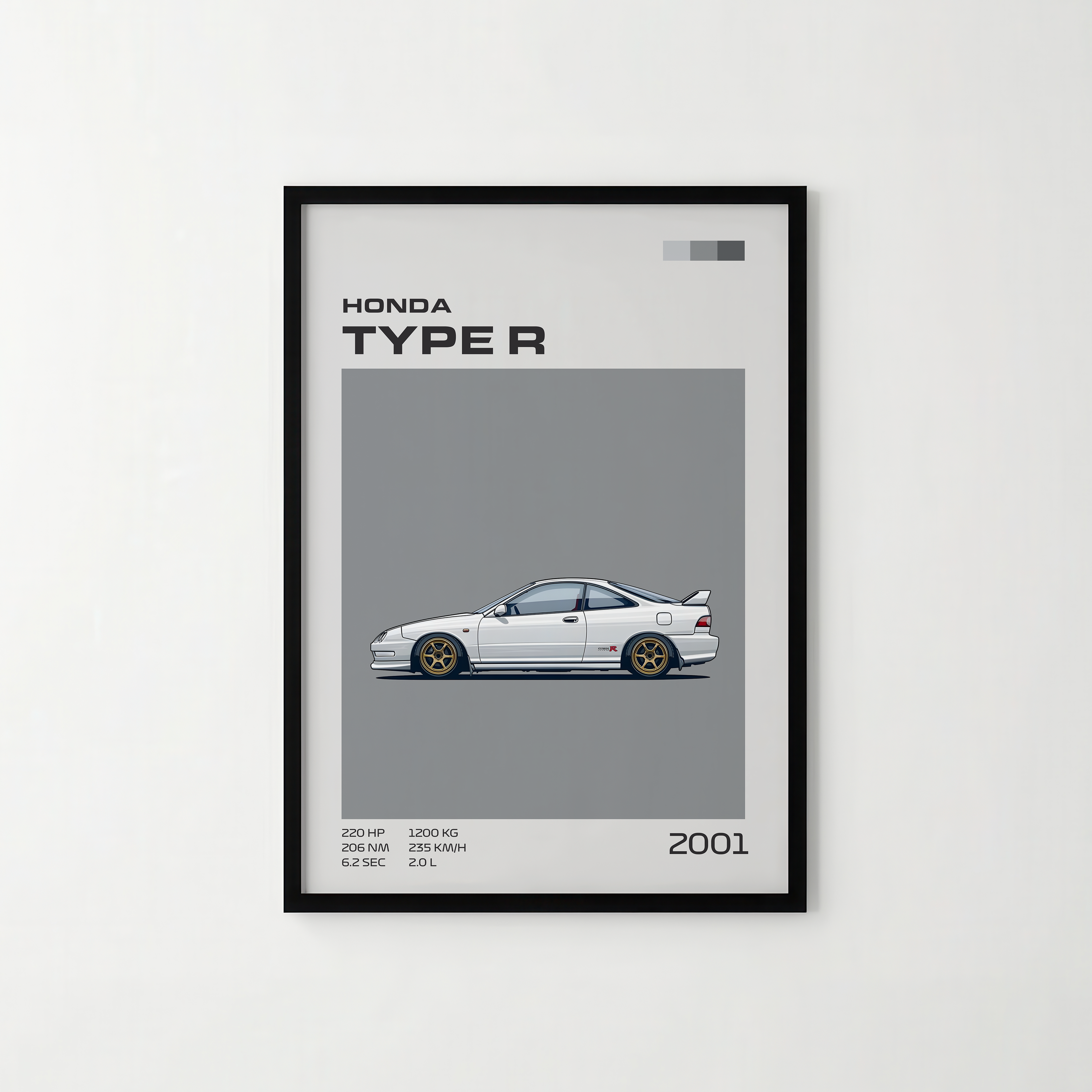 Poster Honda Integra Type R DC5 "Classic Edition"
