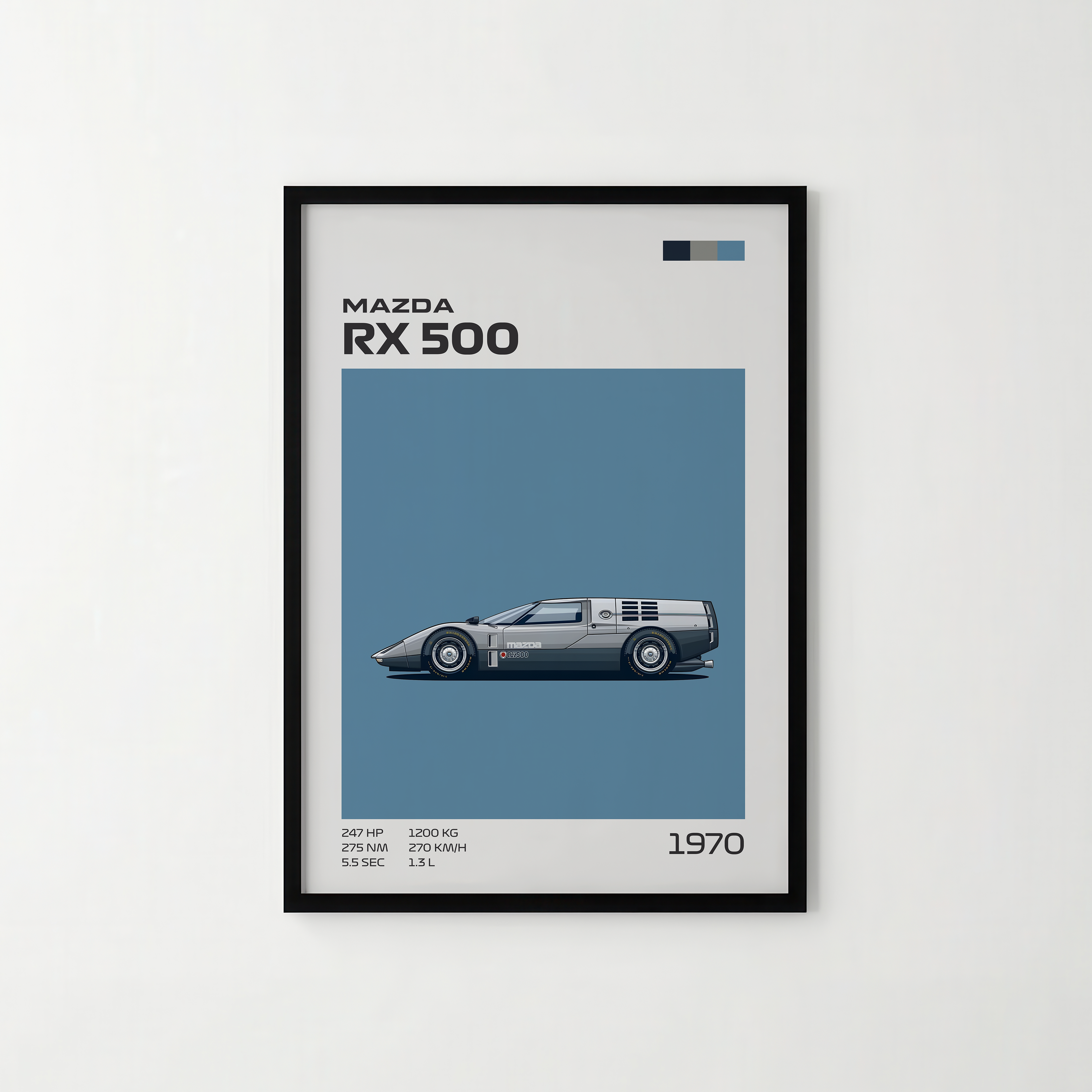 Poster Mazda RX-500 "Classic Edition"