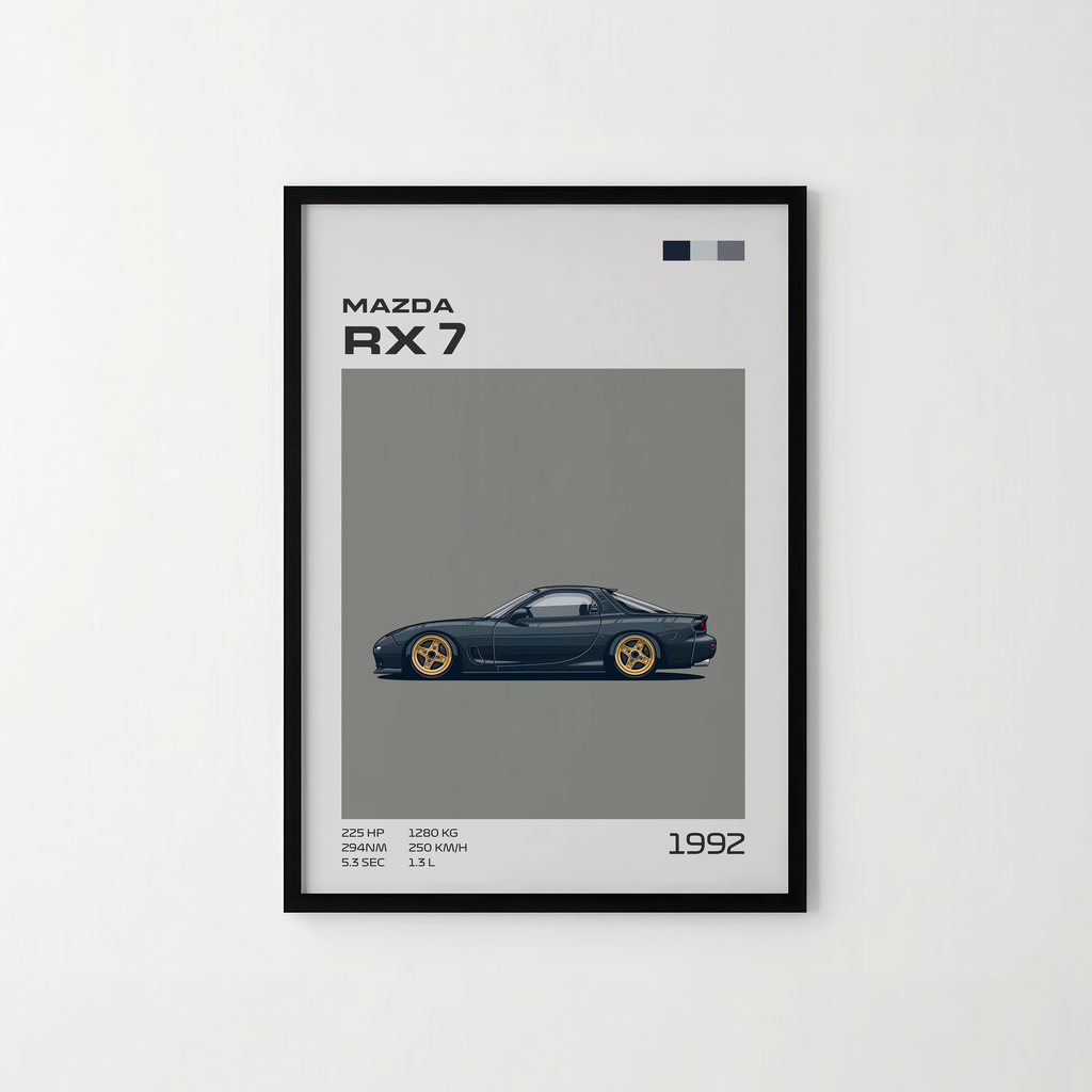 Poster Mazda RX-7 FD3S "Classic Edition"