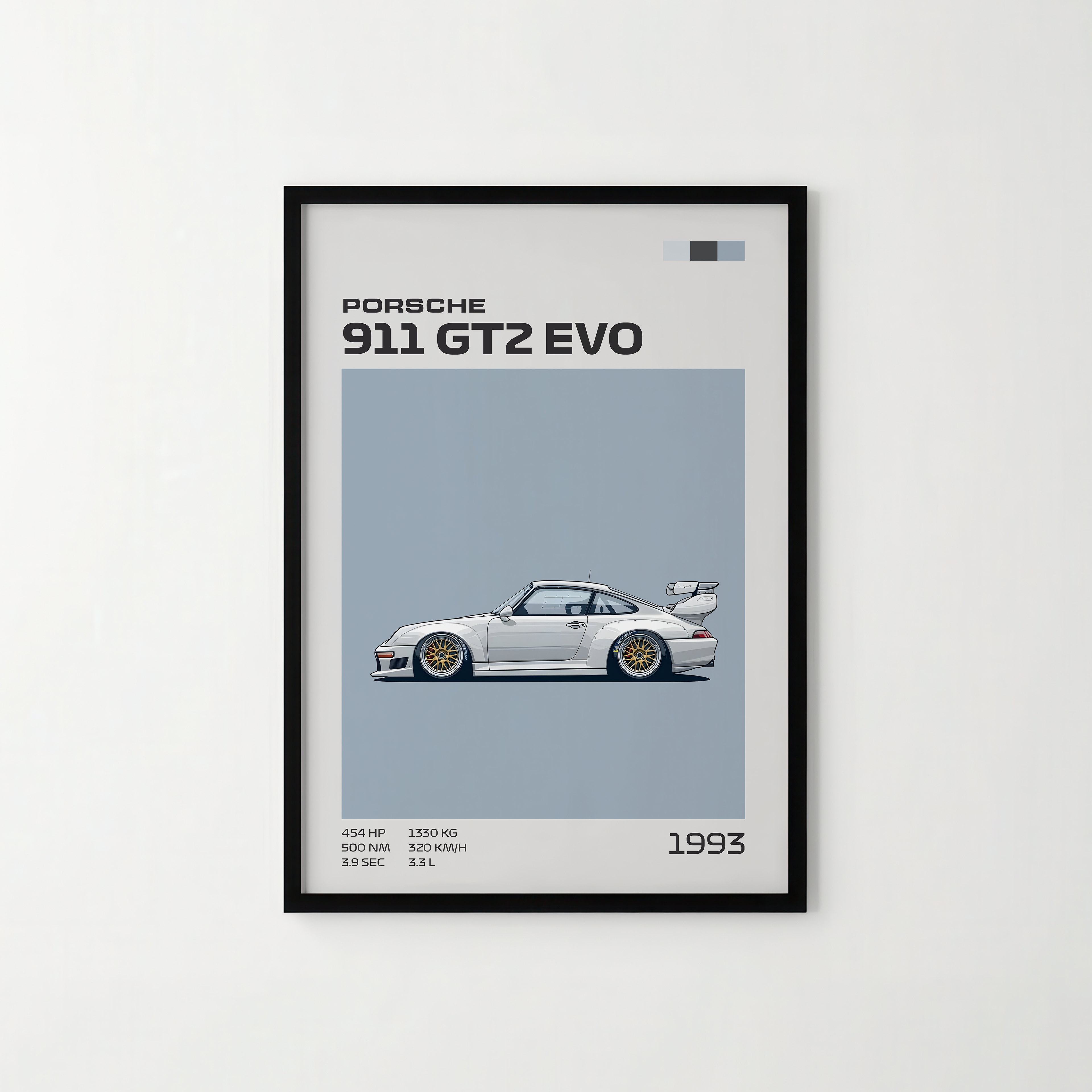 Poster Porsche 911 GT2 EVO "Classic Edition"