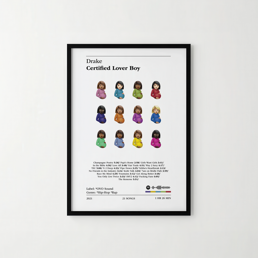 Poster Drake - Certified Lover Boy