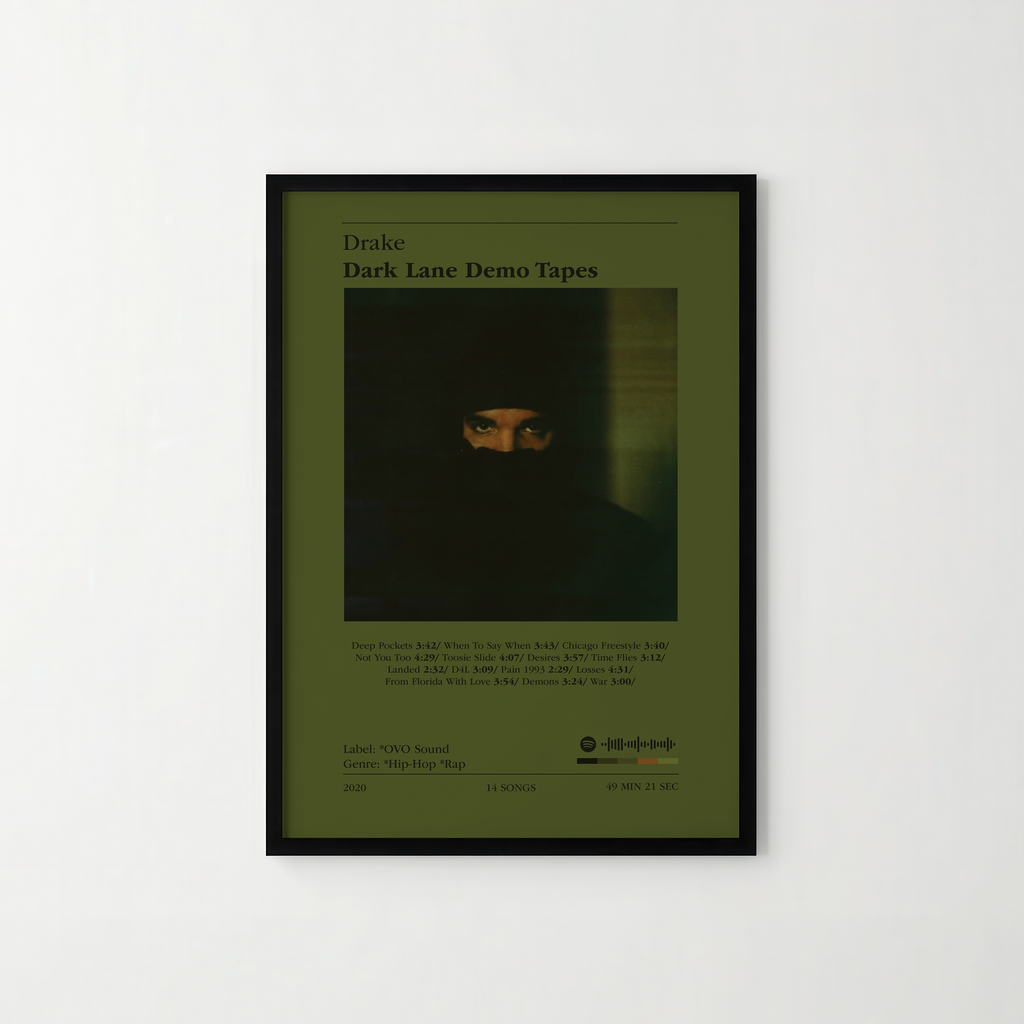 Poster Drake - Dark Lane Demo Tapes