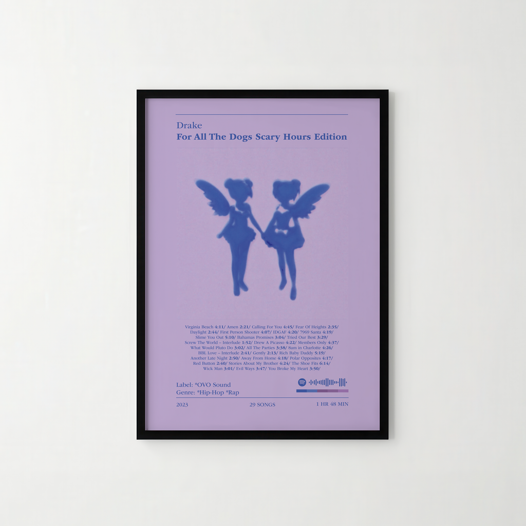 Poster Drake - For All The Dogs Scary Hours Edition