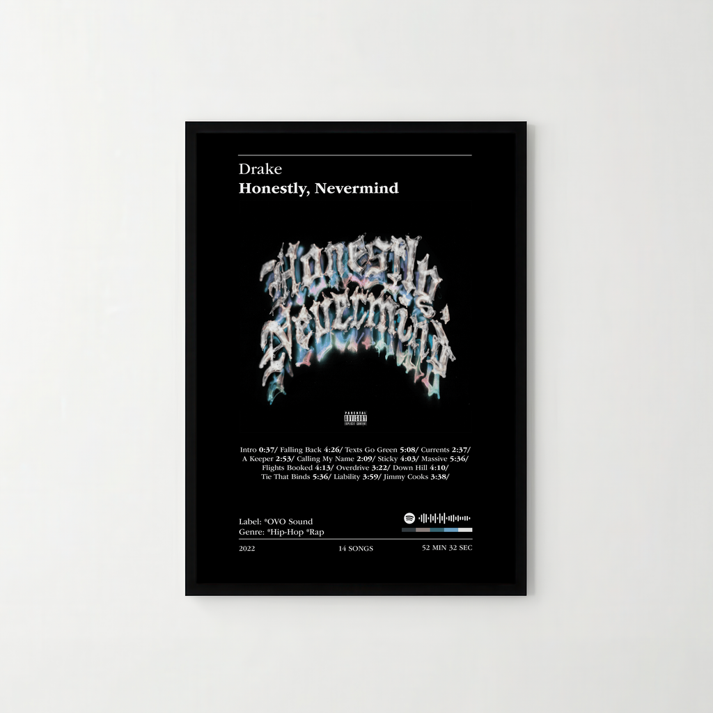 Poster Drake - Honestly, Nevermind