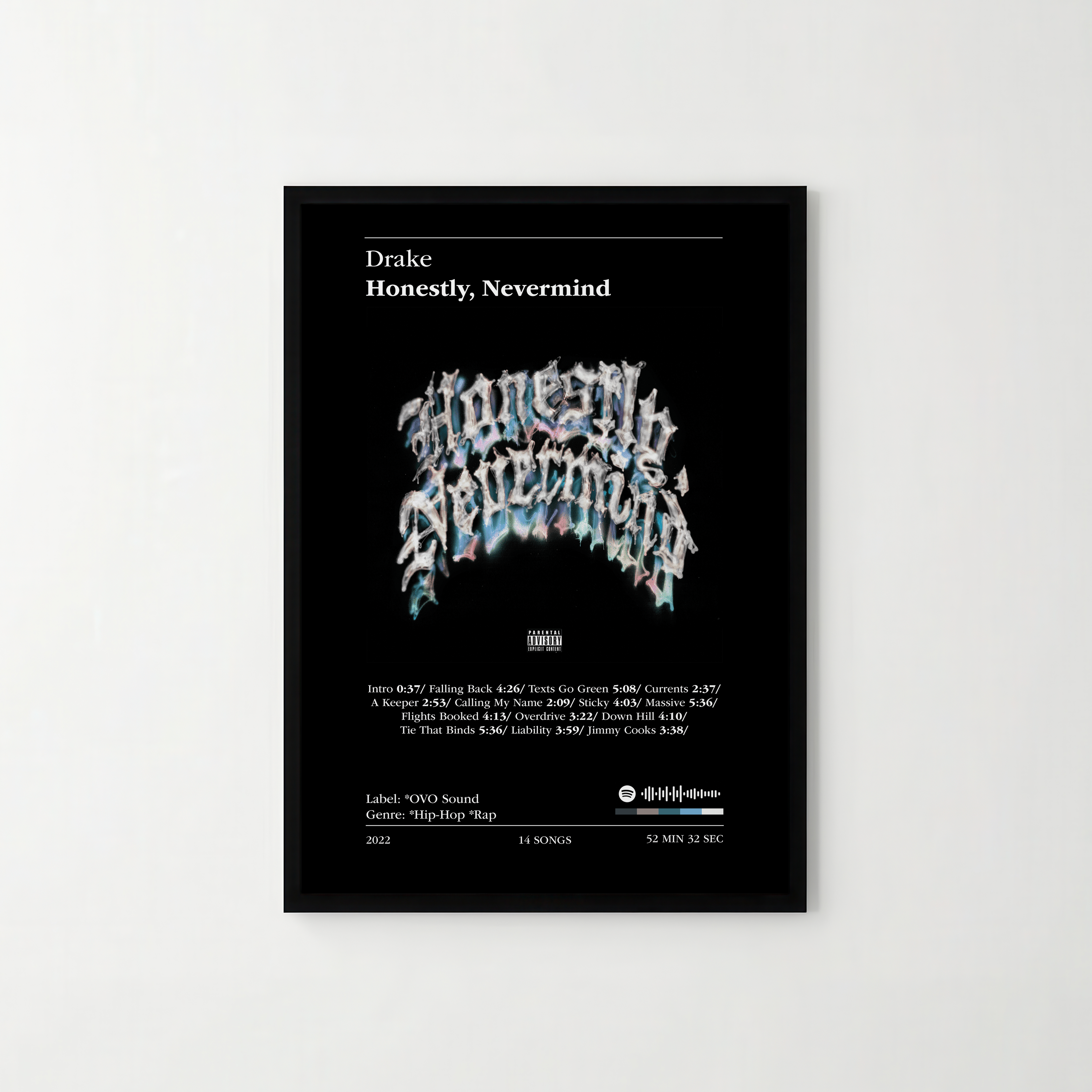 Poster Drake - Honestly, Nevermind