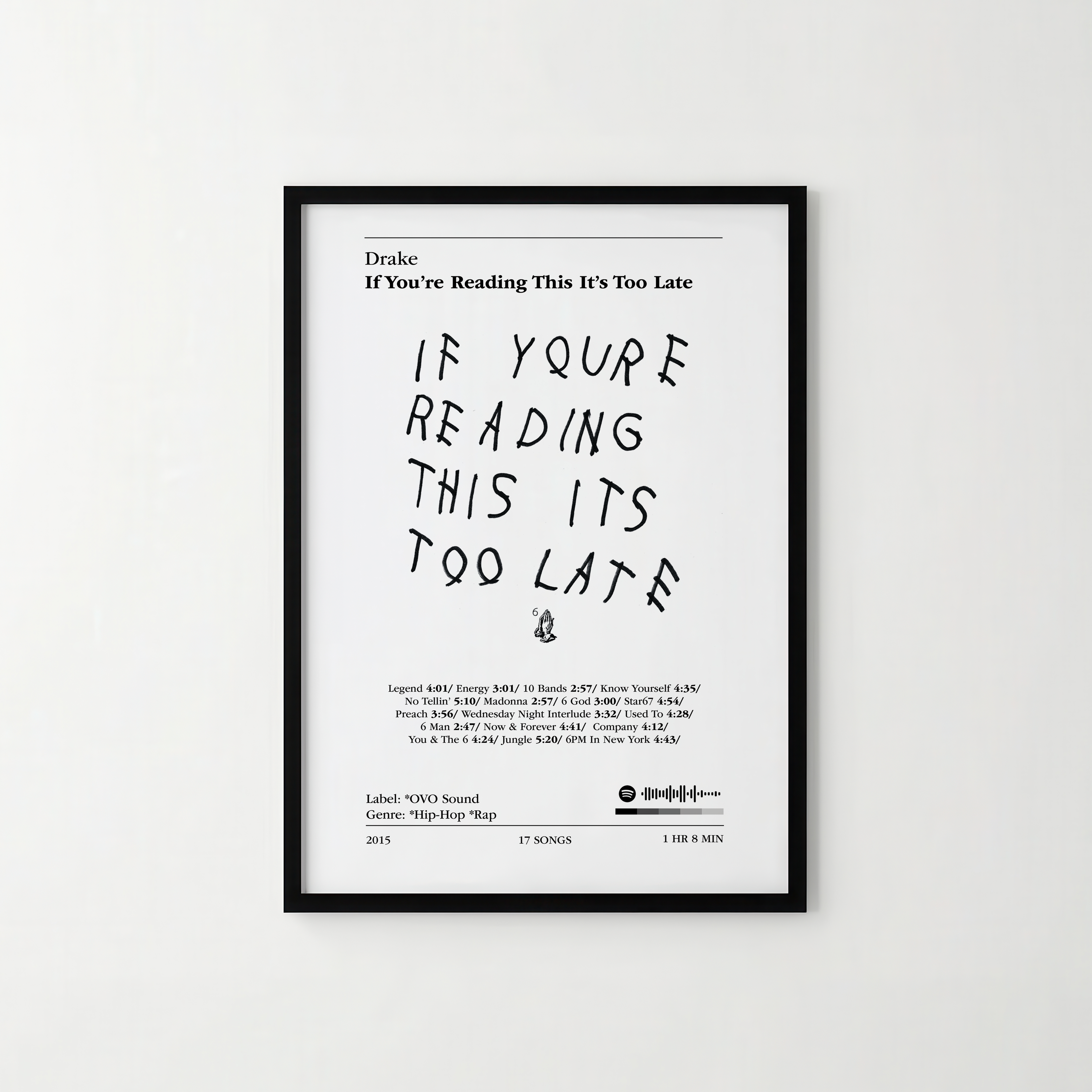 Poster Drake - If You're Reading This It's Too Late