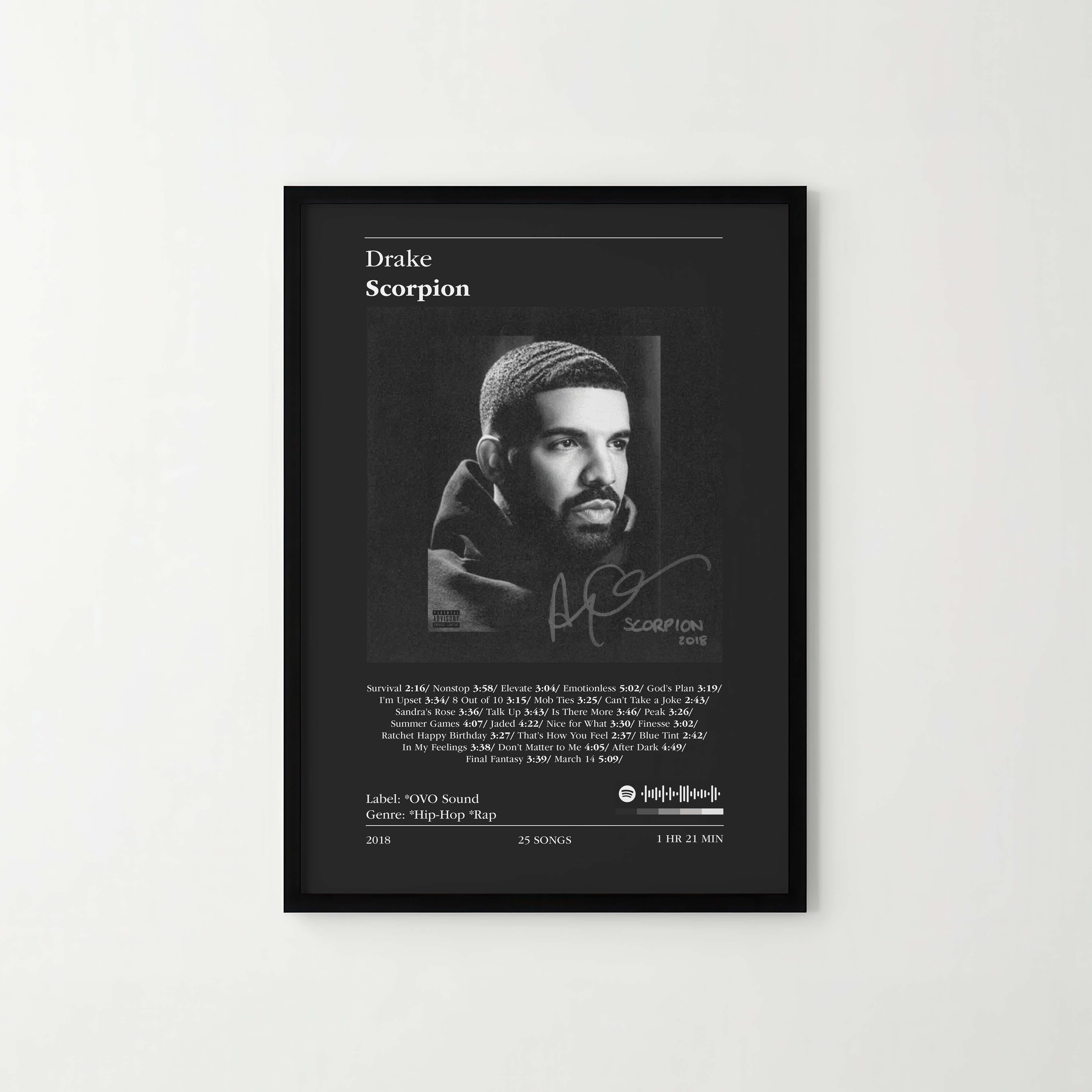 Poster Drake - Scorpion