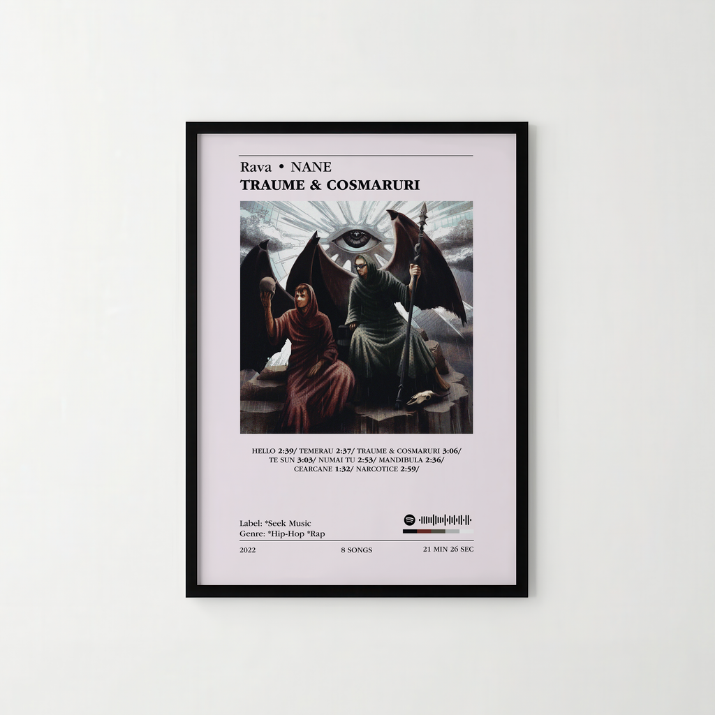 Poster Rava & NANE - TRAUME SI COSMARURI