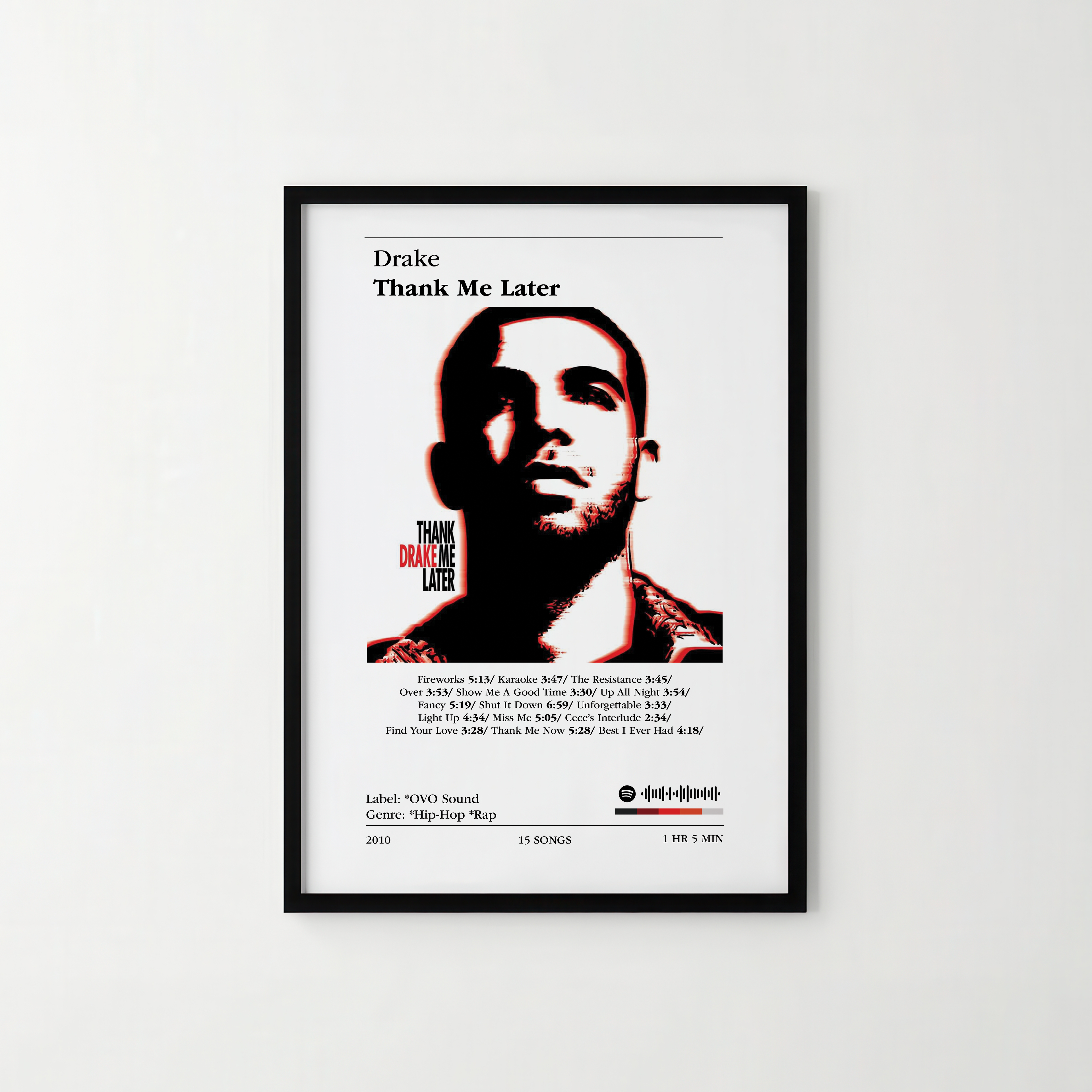 Poster Drake - Thank Me Later