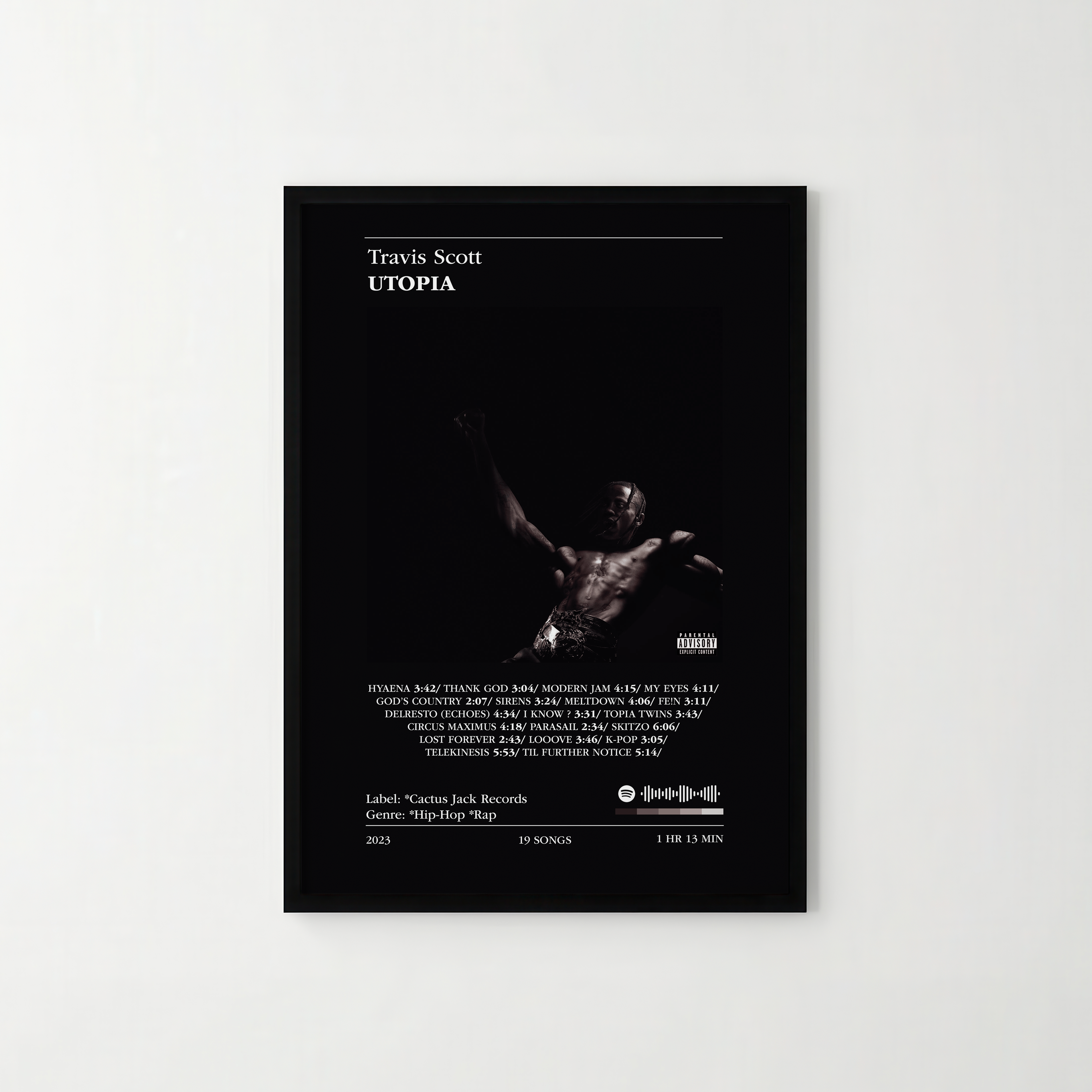 Poster Travis Scott - UTOPIA