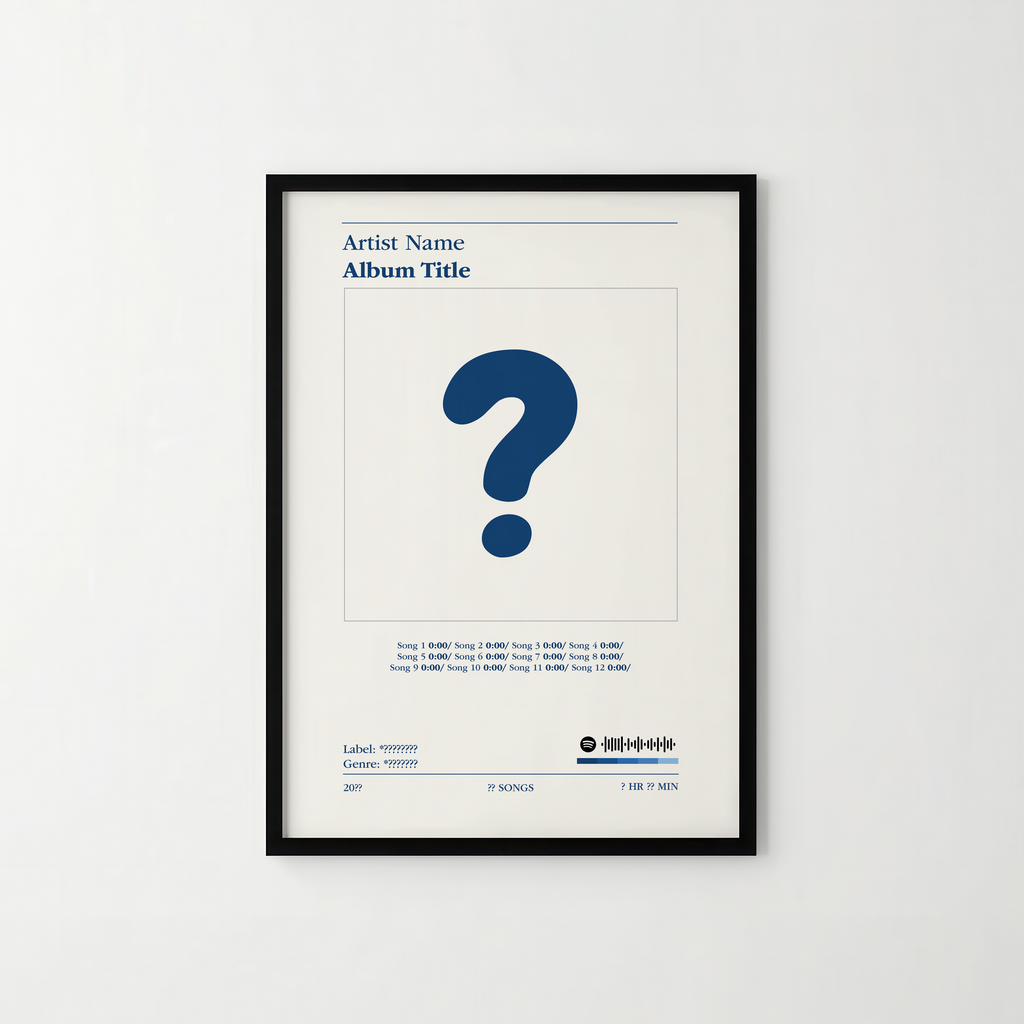 Poster Custom - Personalizabil cu Orice Album