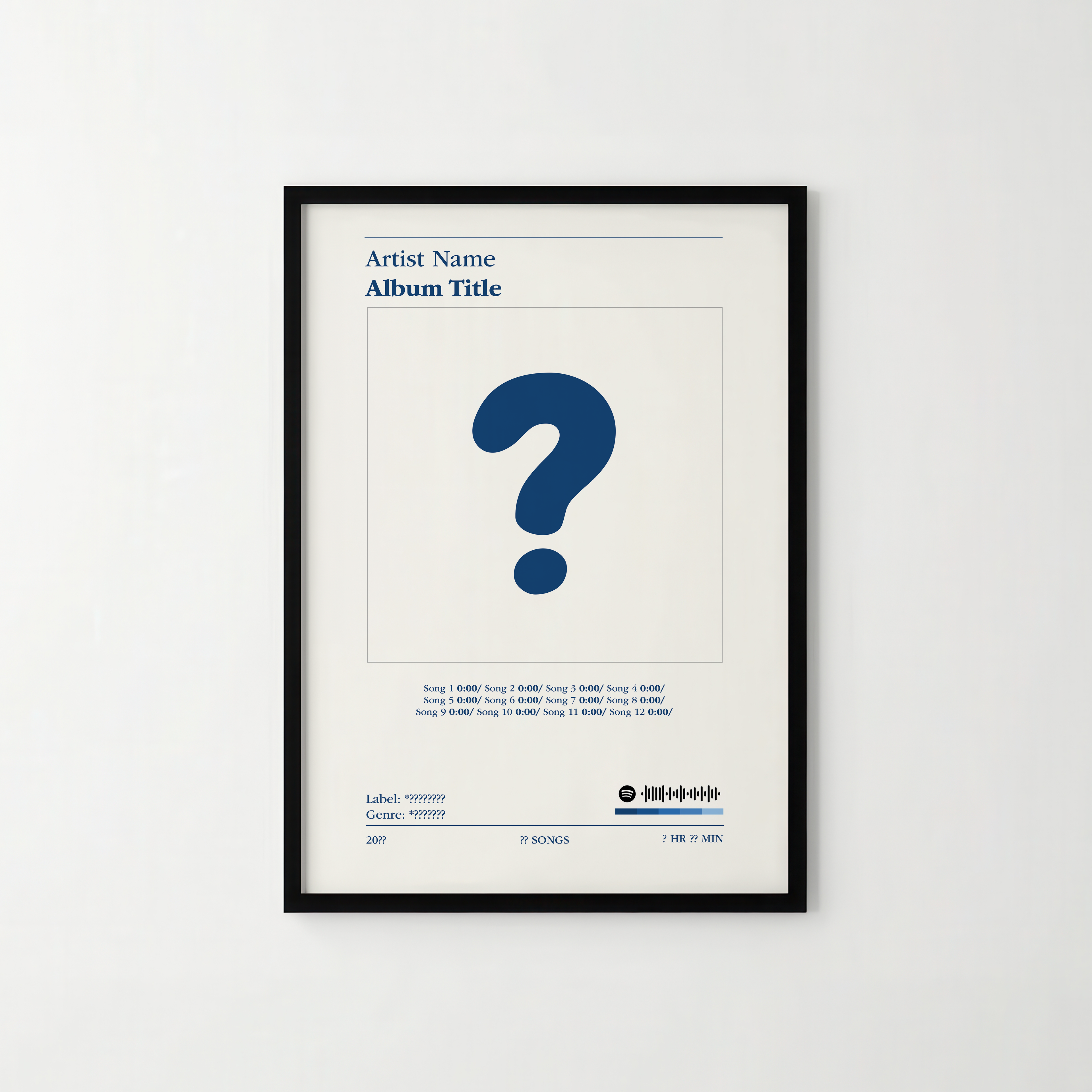 Poster Custom - Personalizabil cu Orice Album