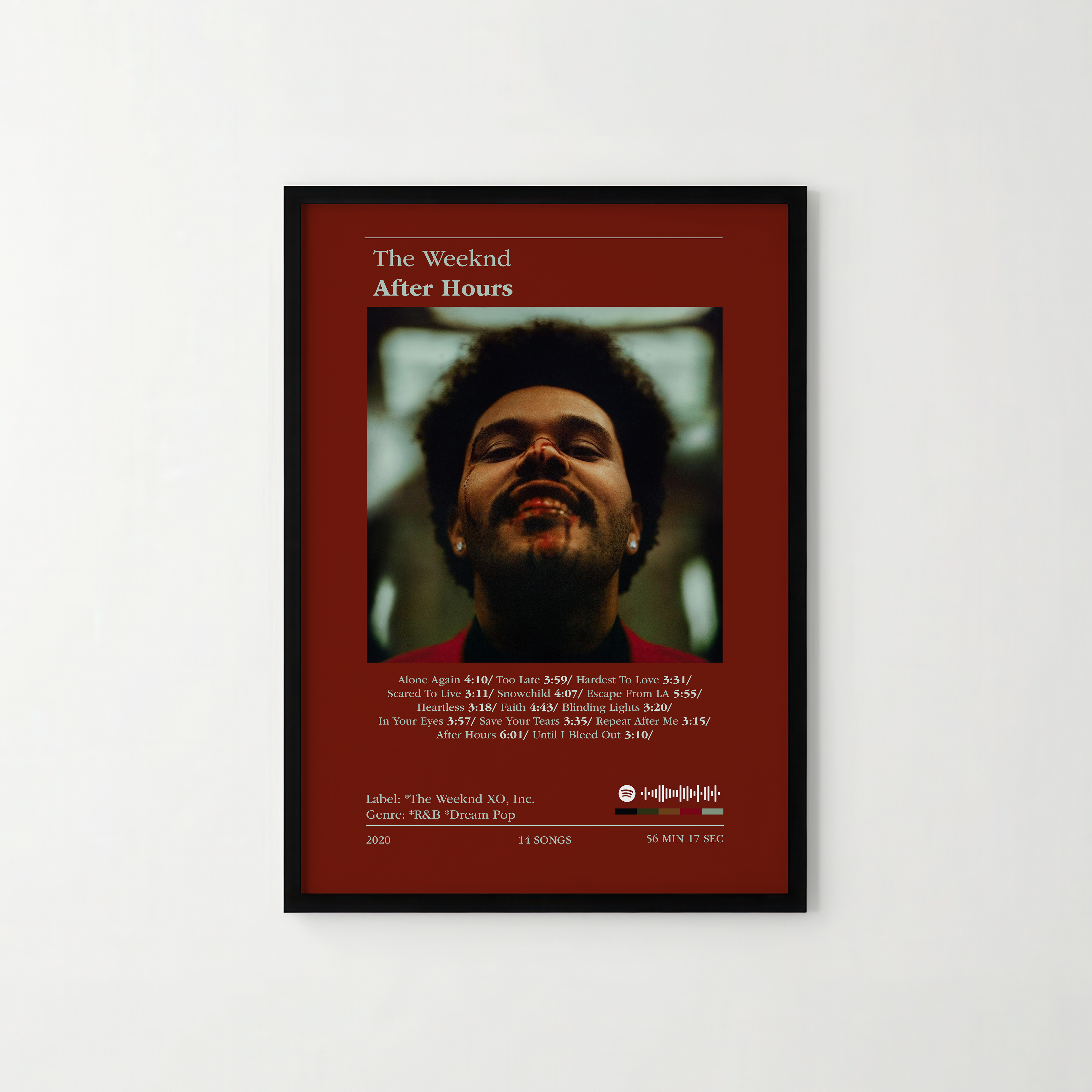 Poster The Weeknd - After Hours