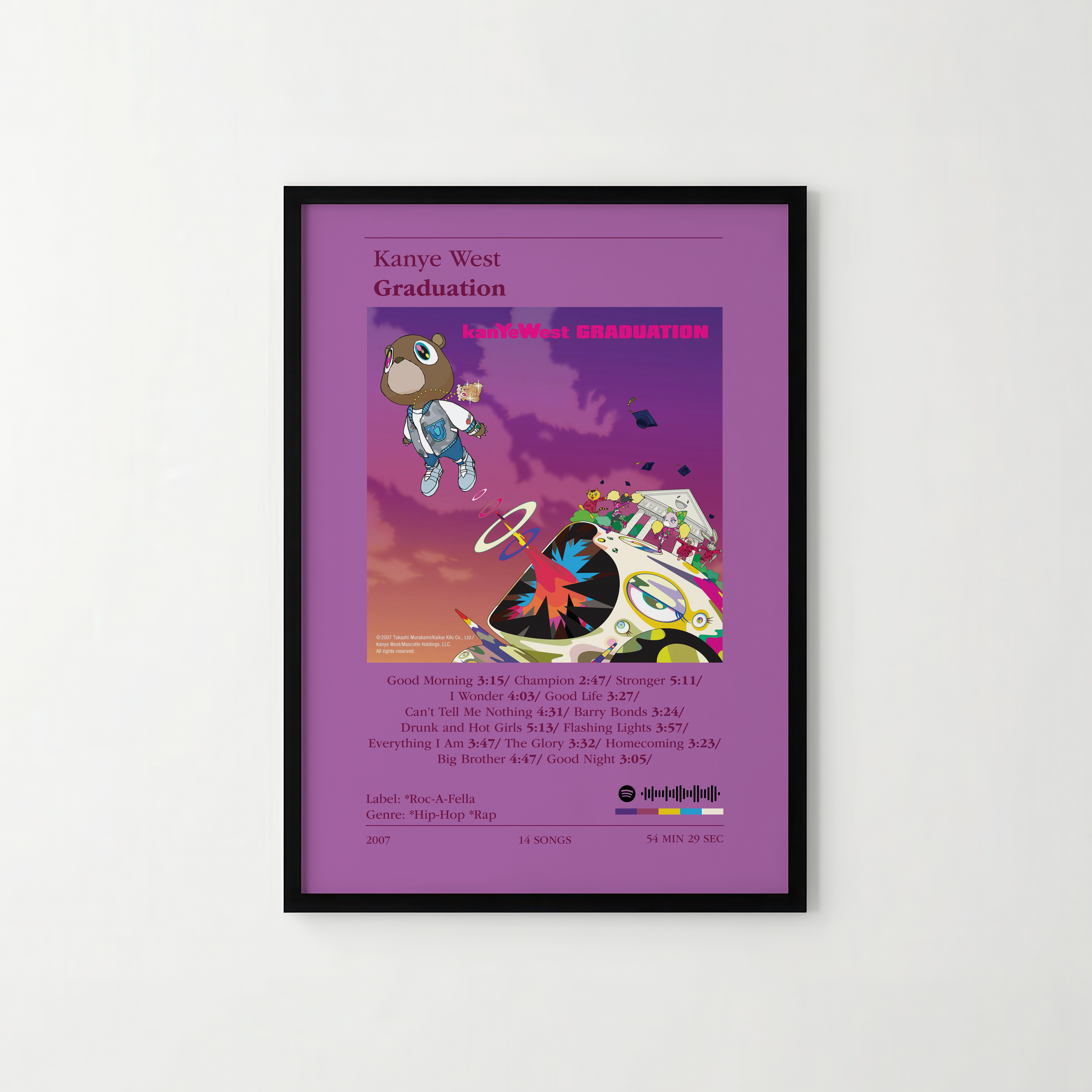 Poster Kanye West - Graduation