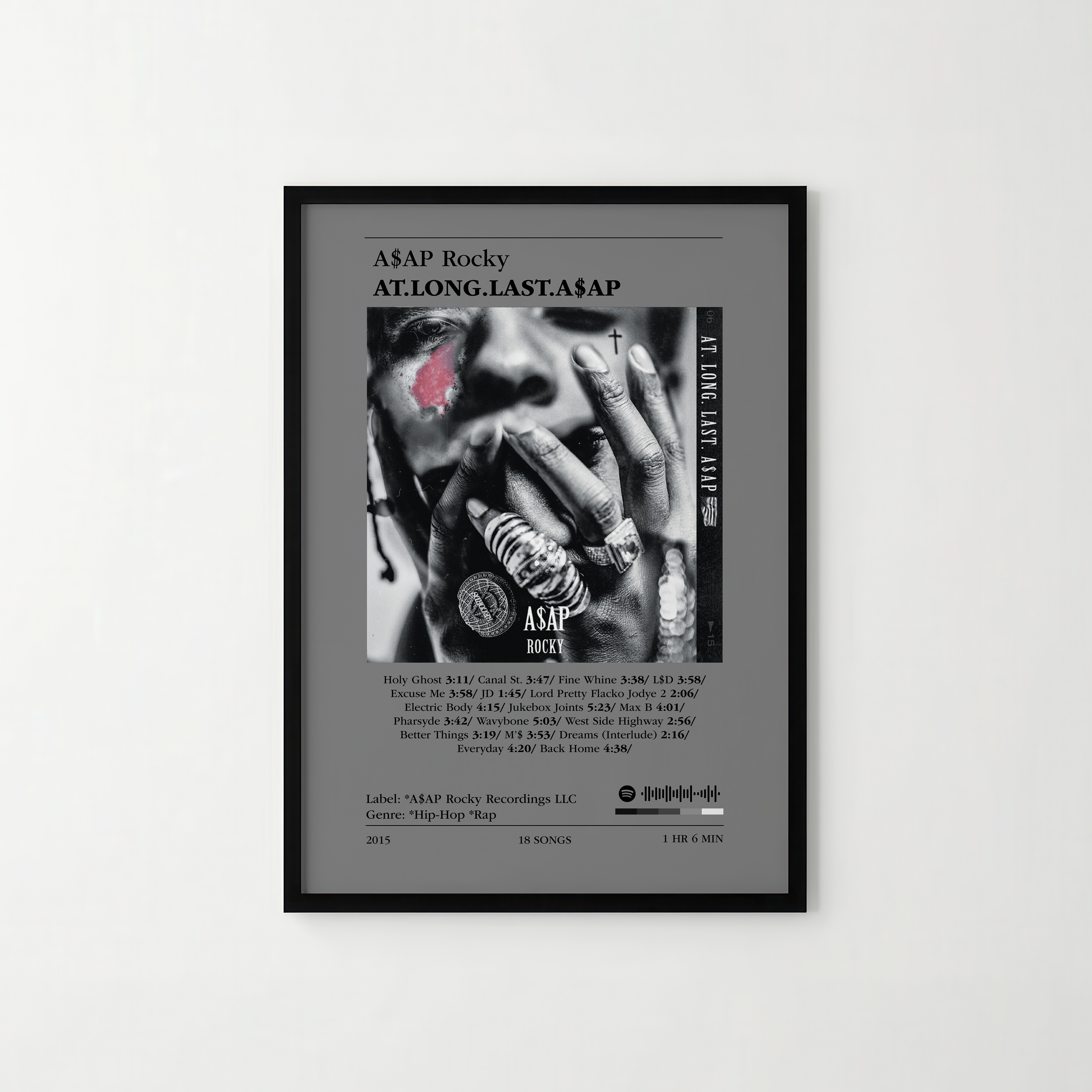 Poster A$AP Rocky - AT.LONG.LAST.A$AP