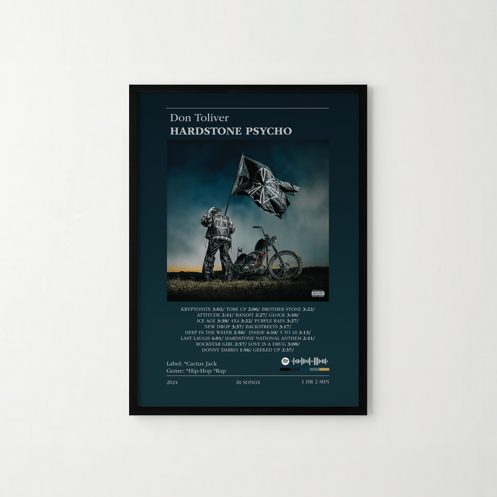 Poster Don Toliver - HARDSTONE PSYCHO