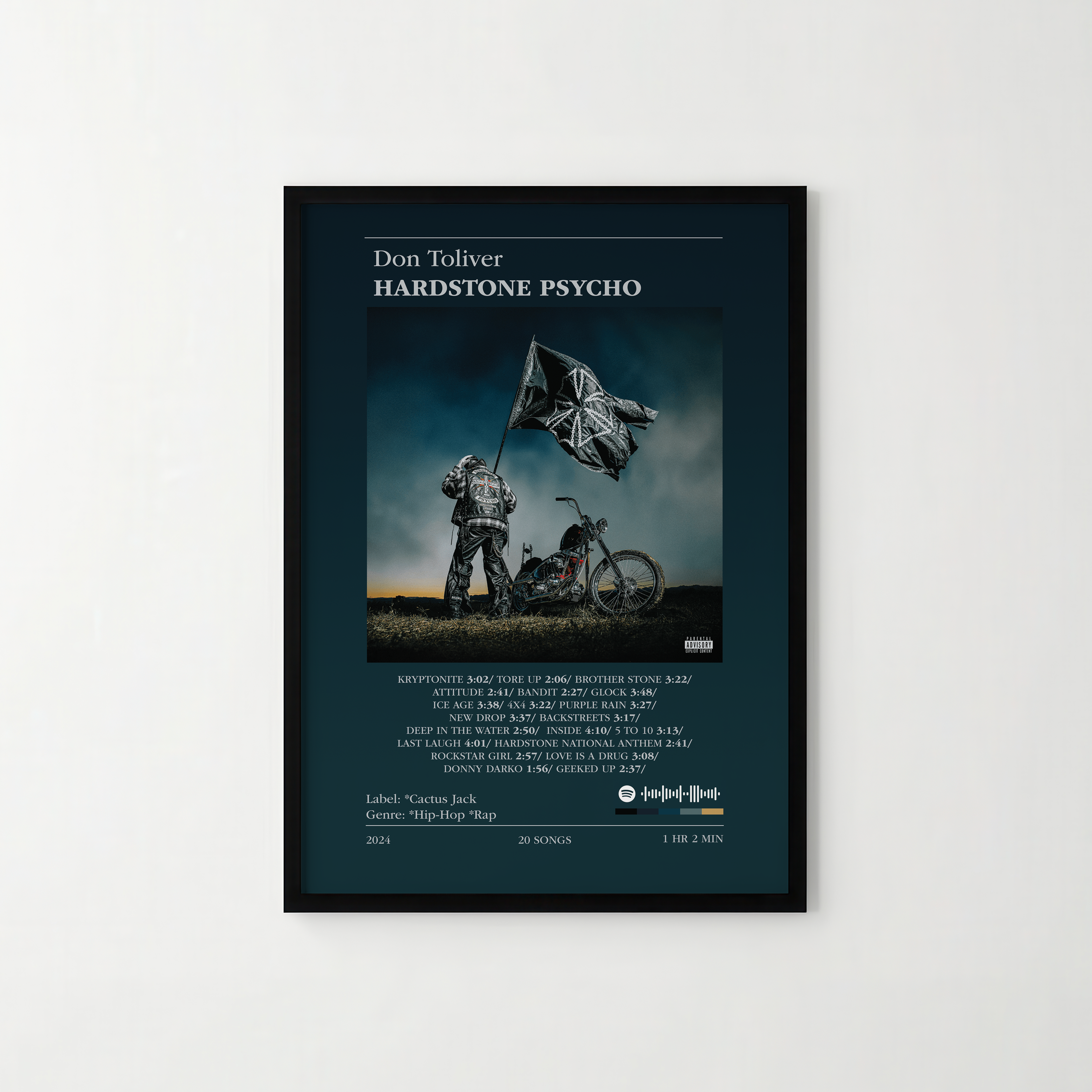 Poster Don Toliver - HARDSTONE PSYCHO