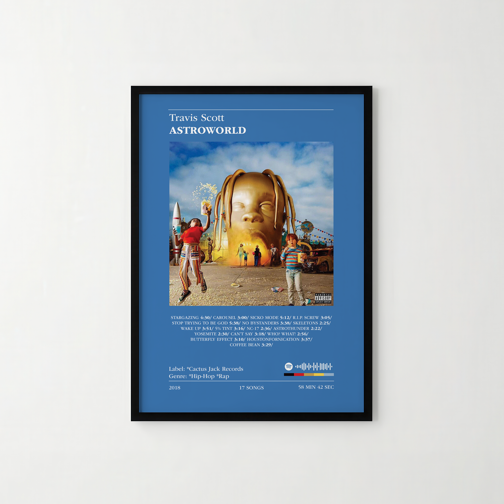Poster Travis Scott - ASTROWORLD