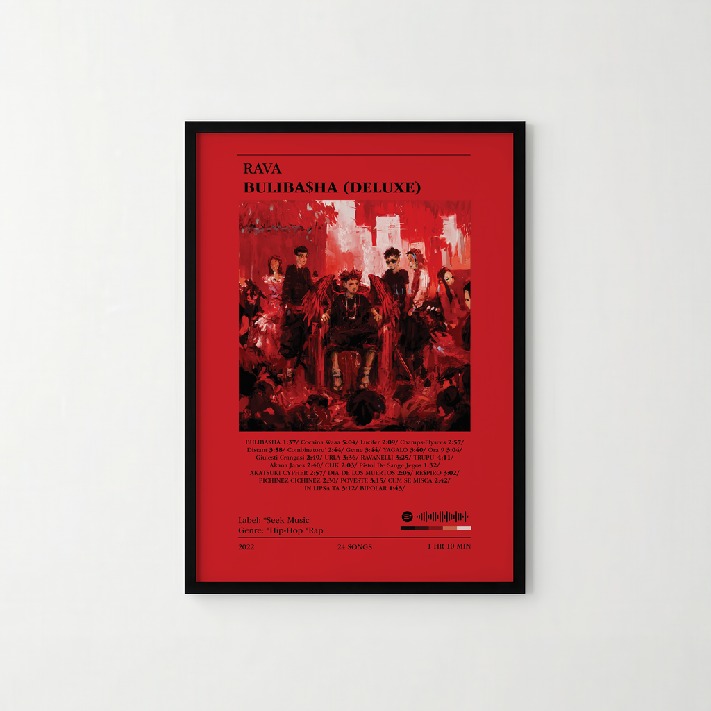 Poster Rava - BULIBA$HA (Deluxe)