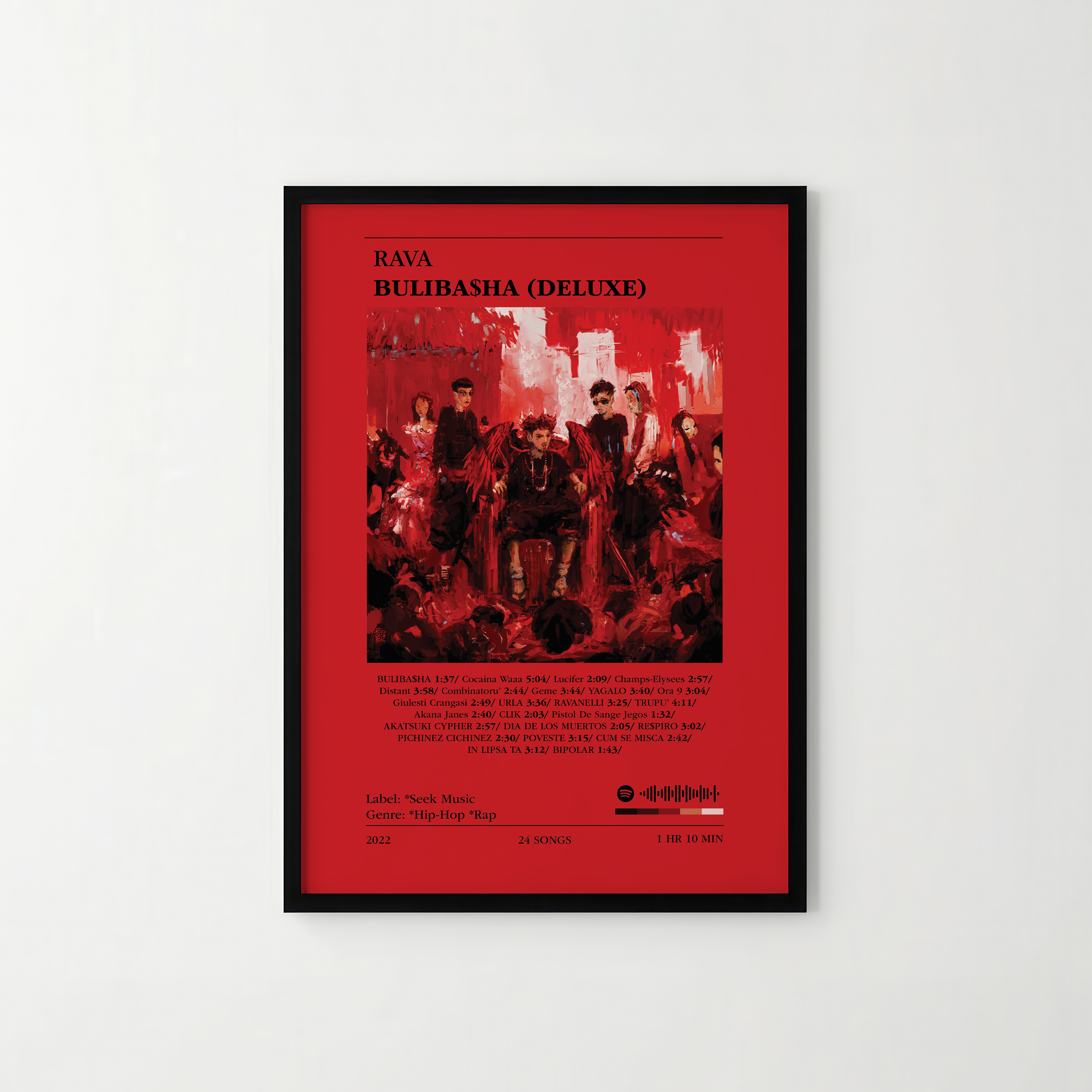 Poster Rava - BULIBA$HA (Deluxe)