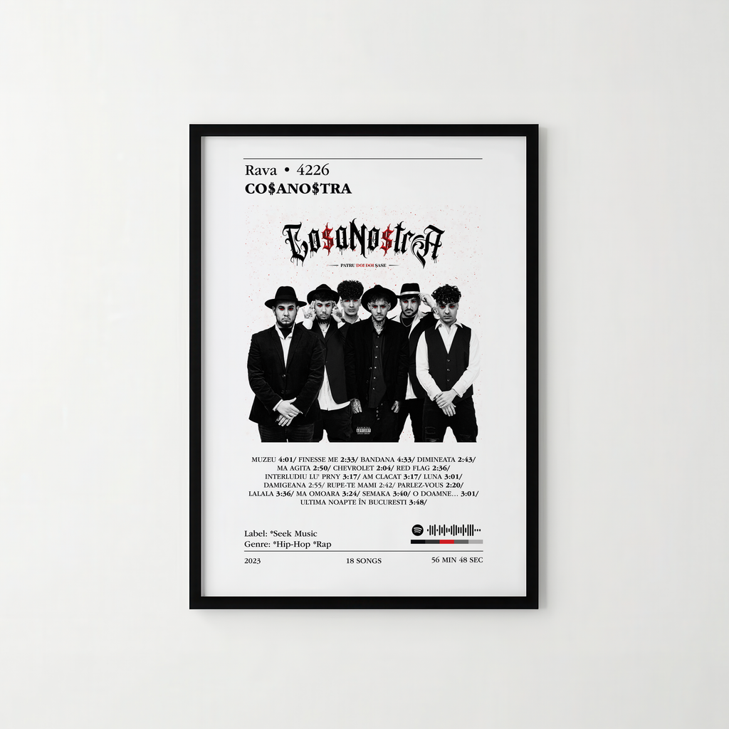 Poster Rava & 4226 - CO$ANO$TRA