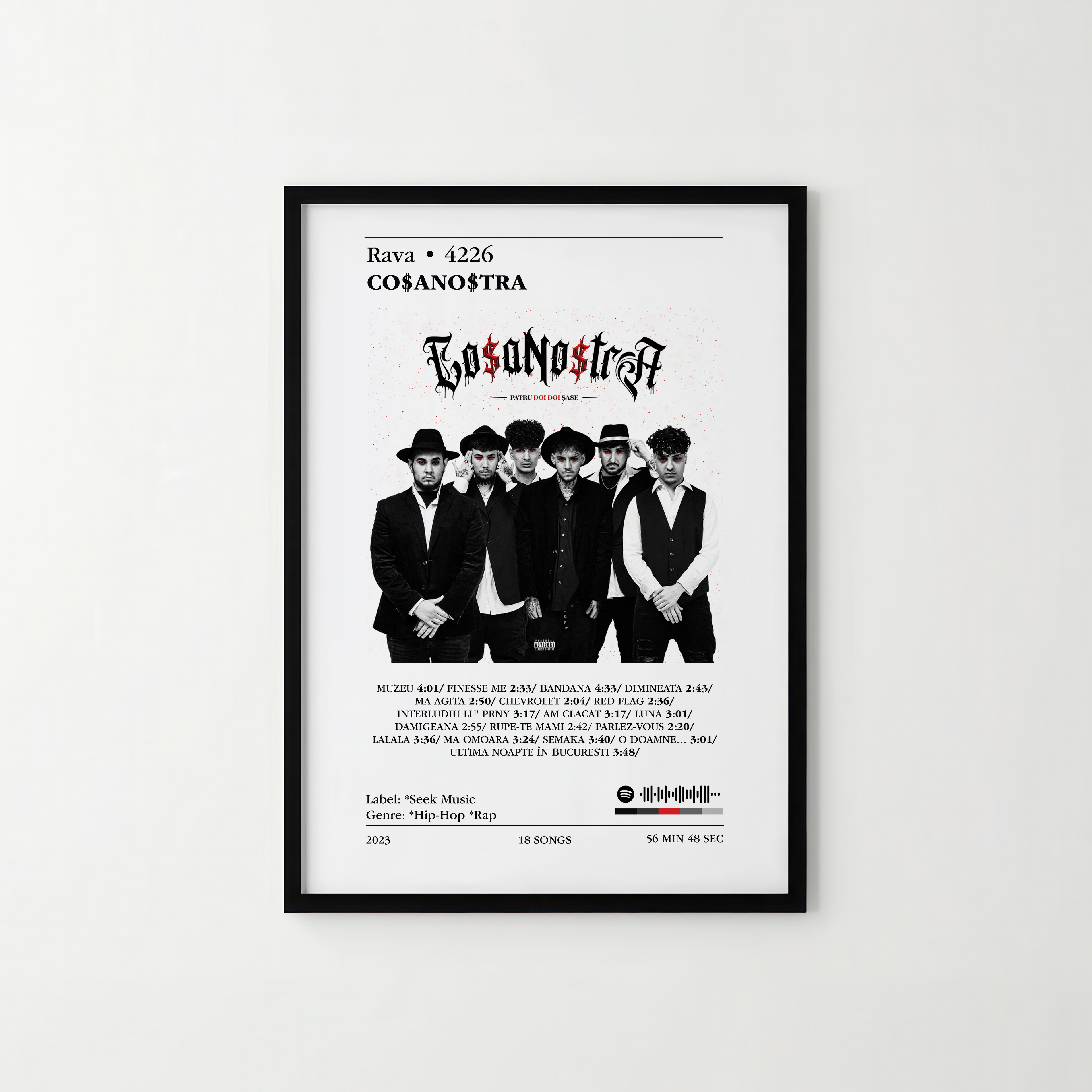 Poster Rava & 4226 - CO$ANO$TRA