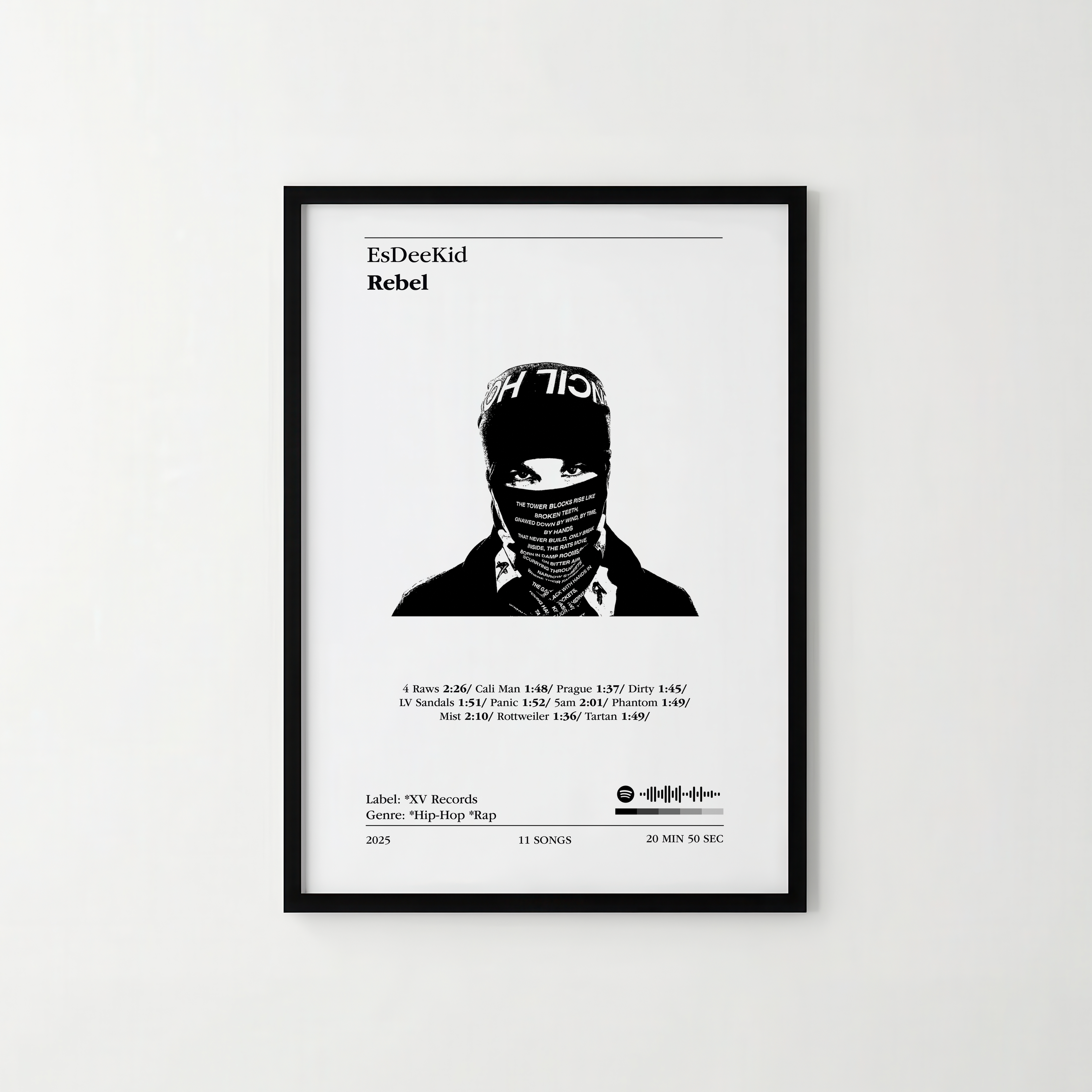Poster EsDeeKid - Rebel