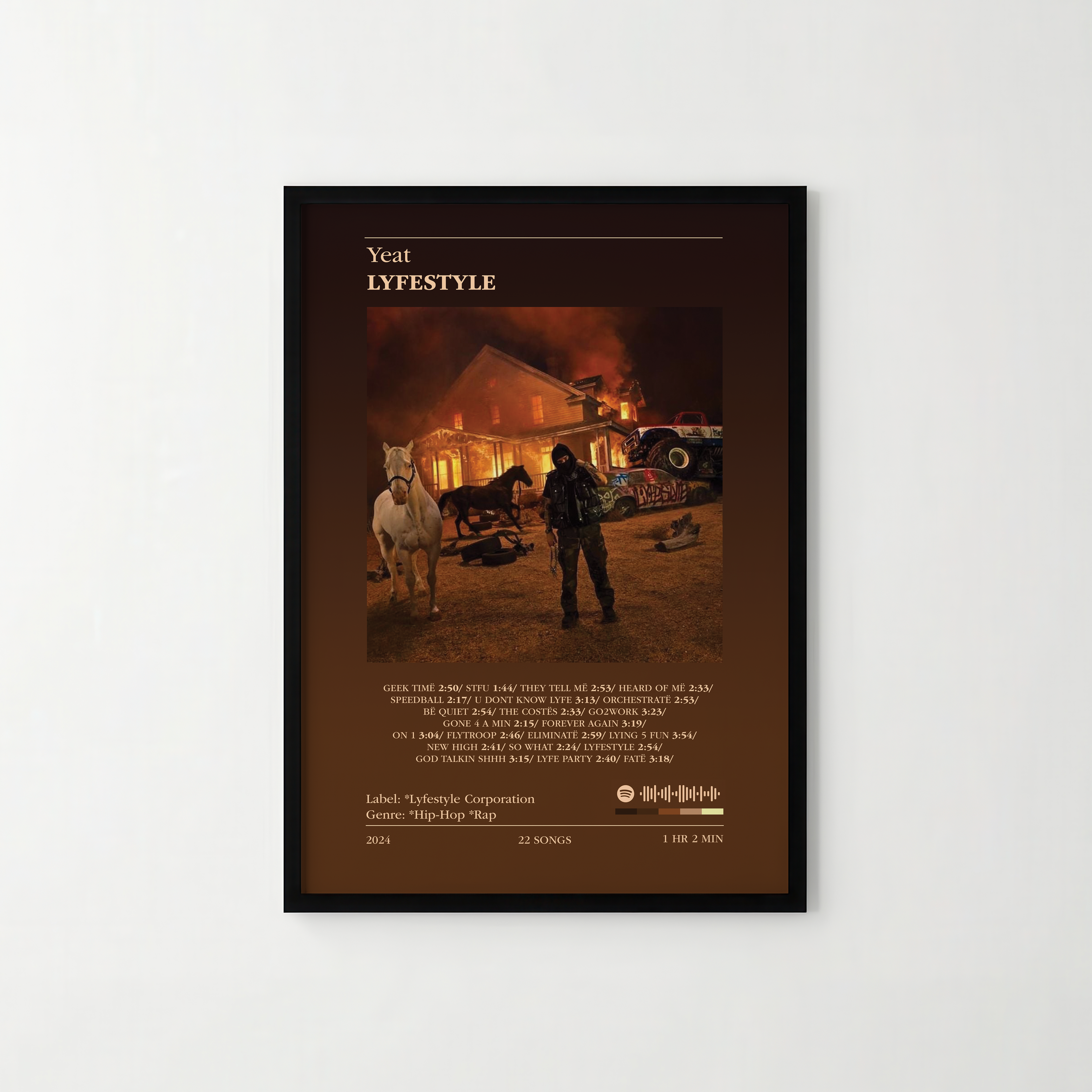 Poster Yeat - LIFESTYLE