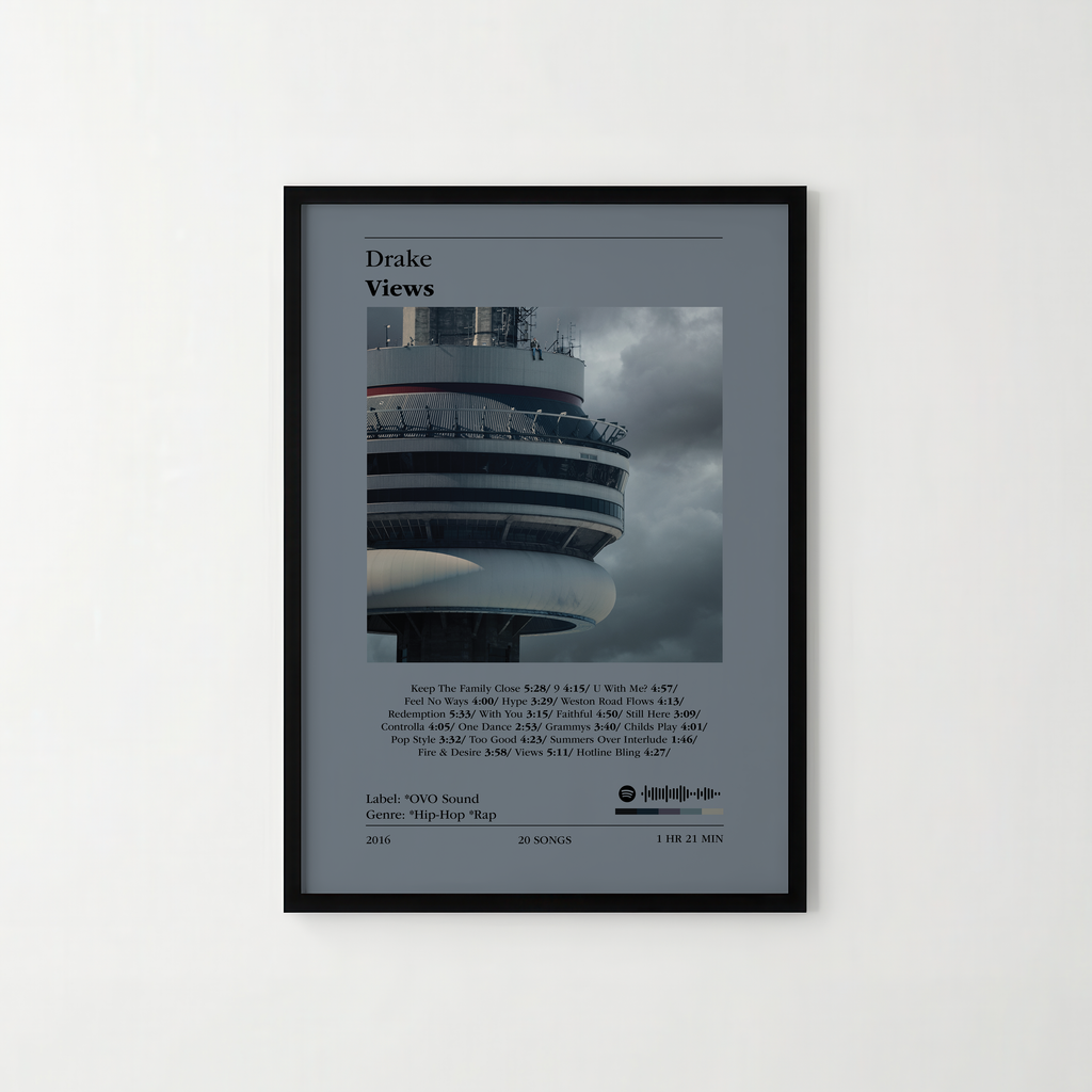 Poster Drake - Views