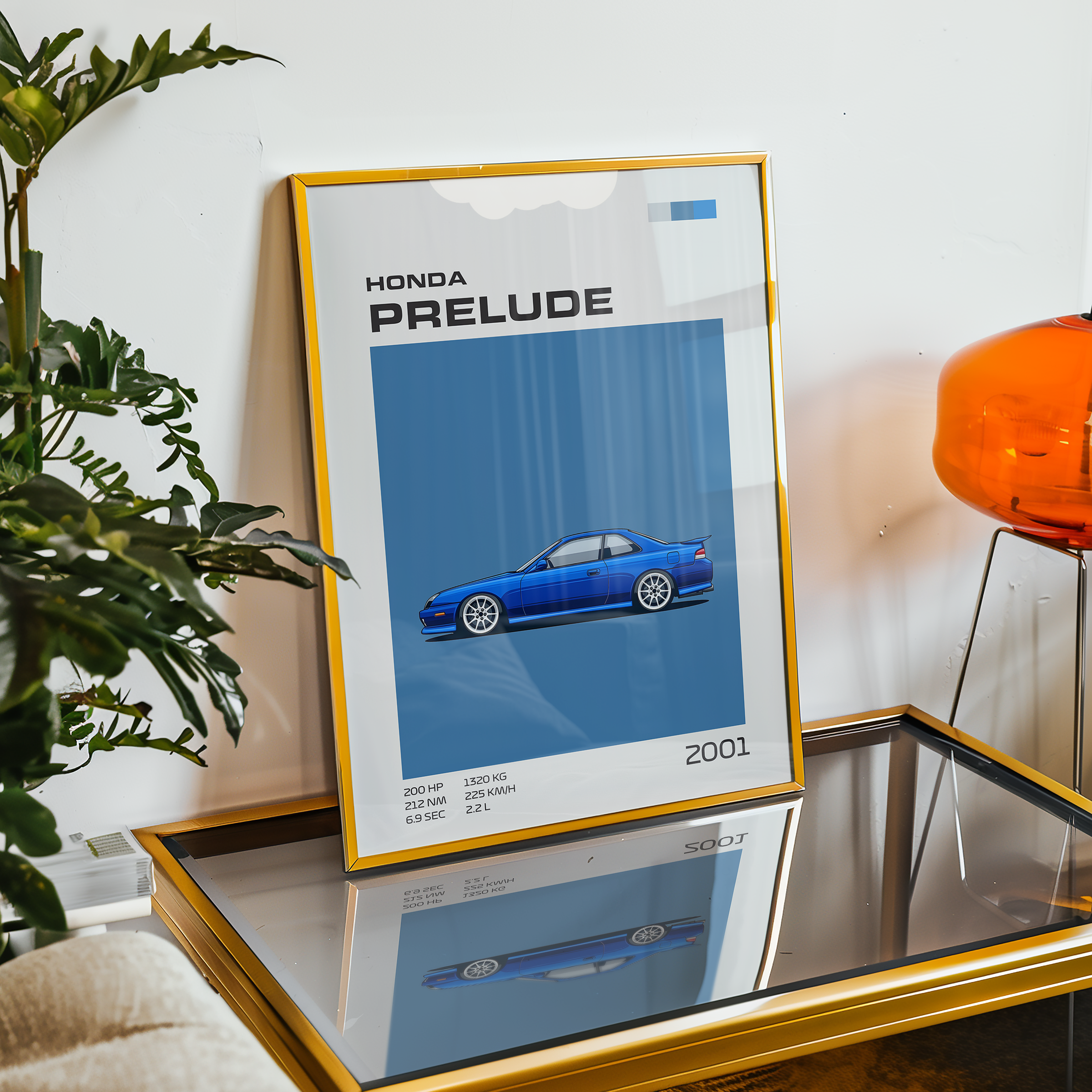 Poster Honda Prelude 5. Nesil "Classic Edition"