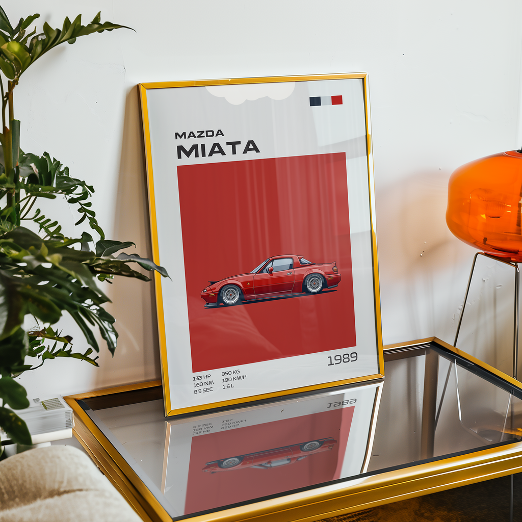 Poster Mazda MX-5 Miata "Classic Edition"