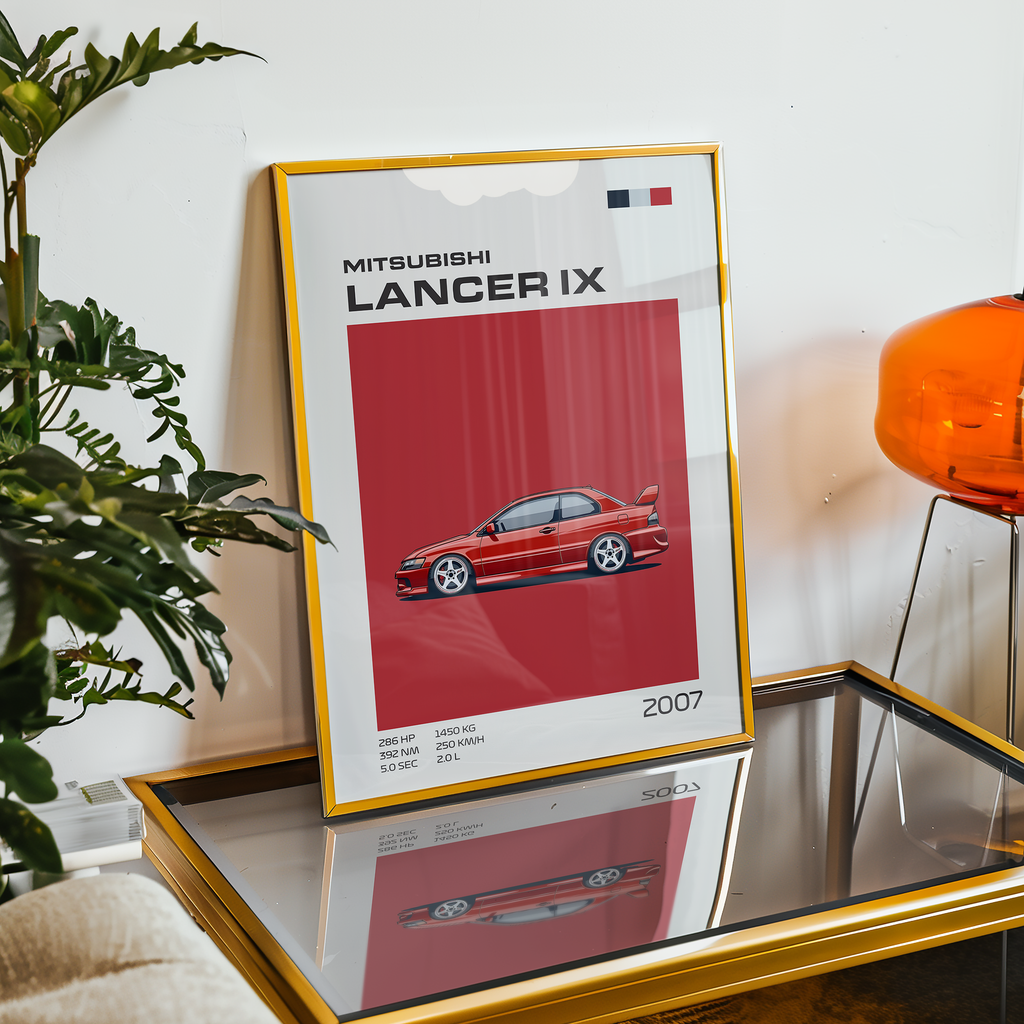 Poster Mitsubishi Lancer Evolution IX "Classic Edition"