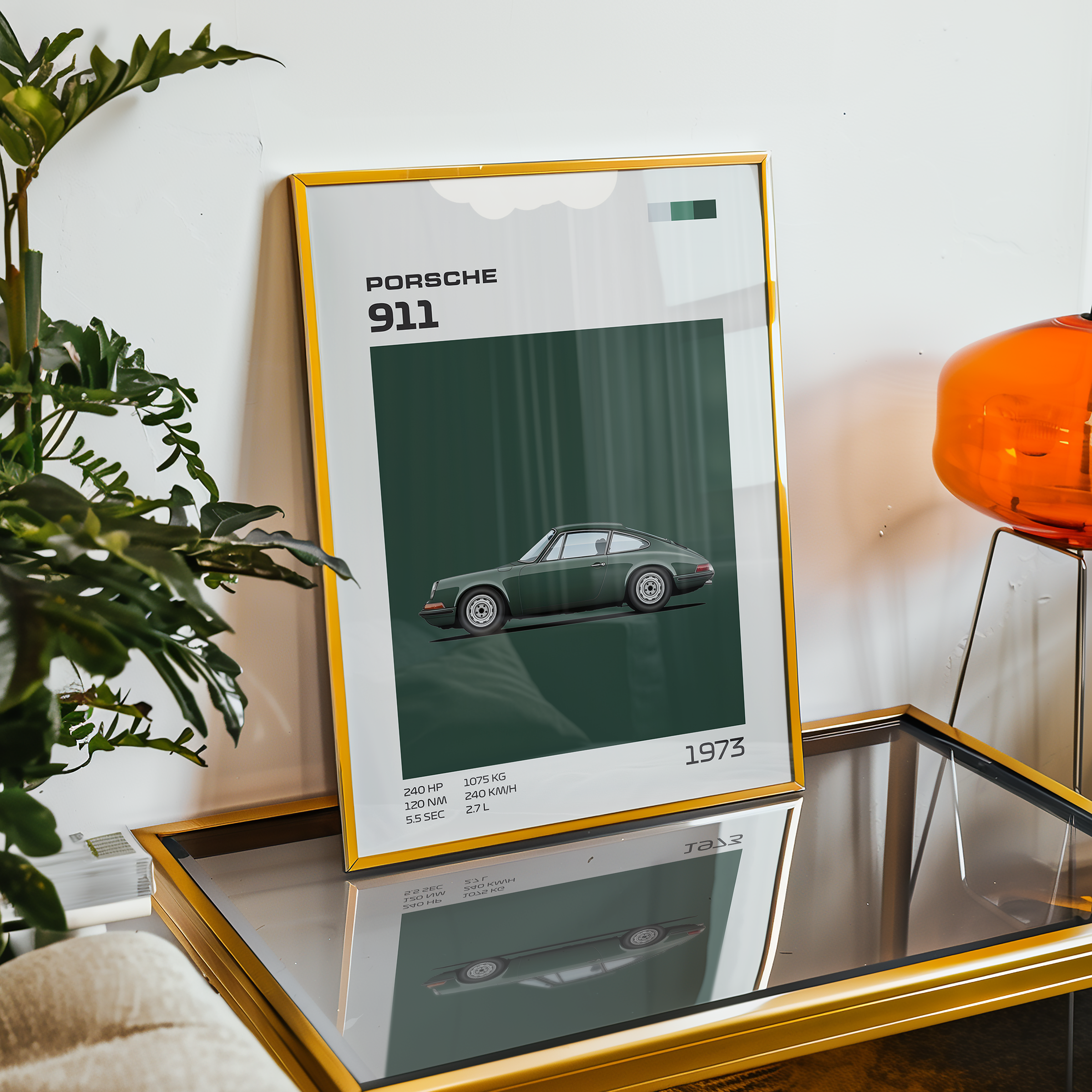 Poster Porsche 911 Carrera 2.7 RS "Classic Edition"