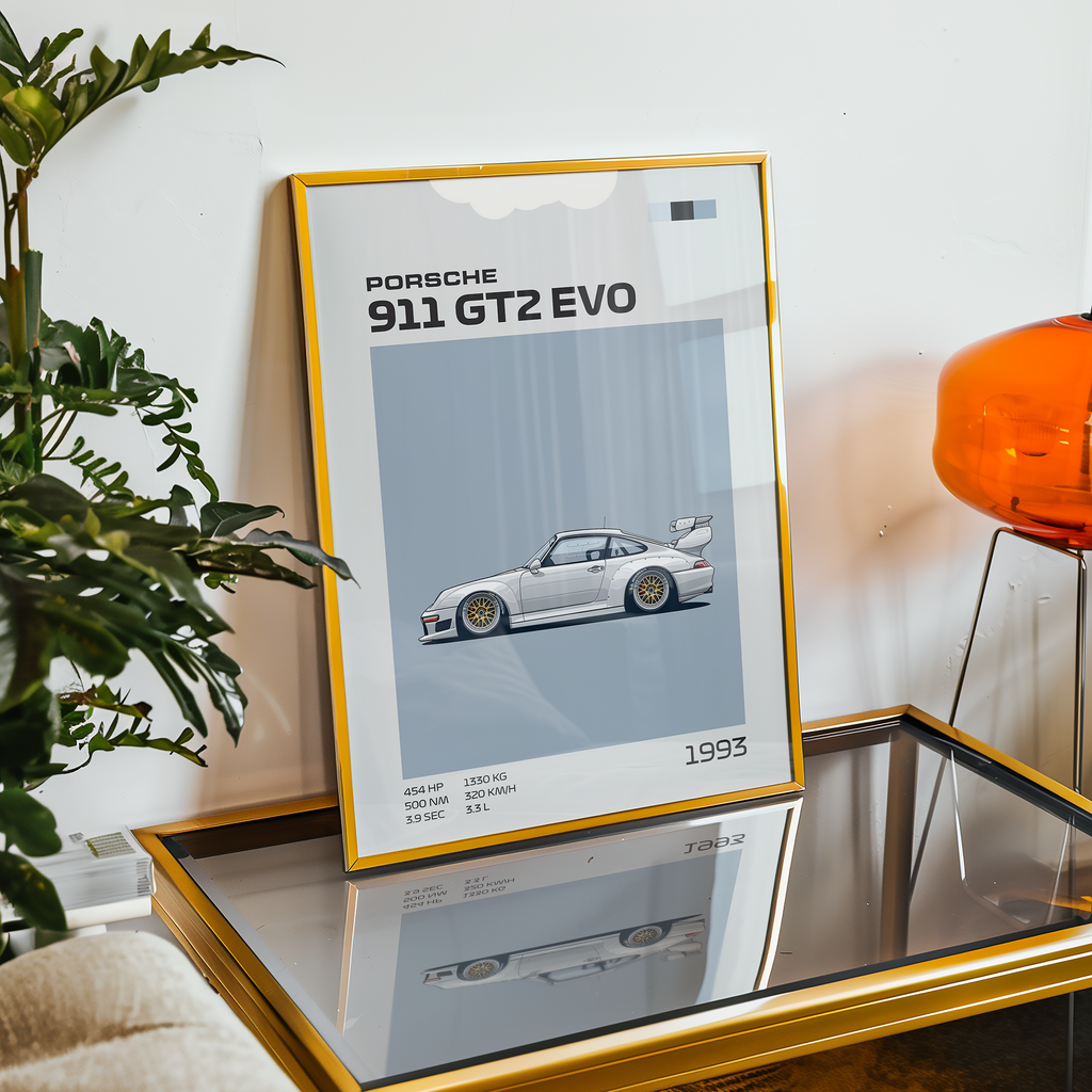 Poster Porsche 911 GT2 EVO "Classic Edition"