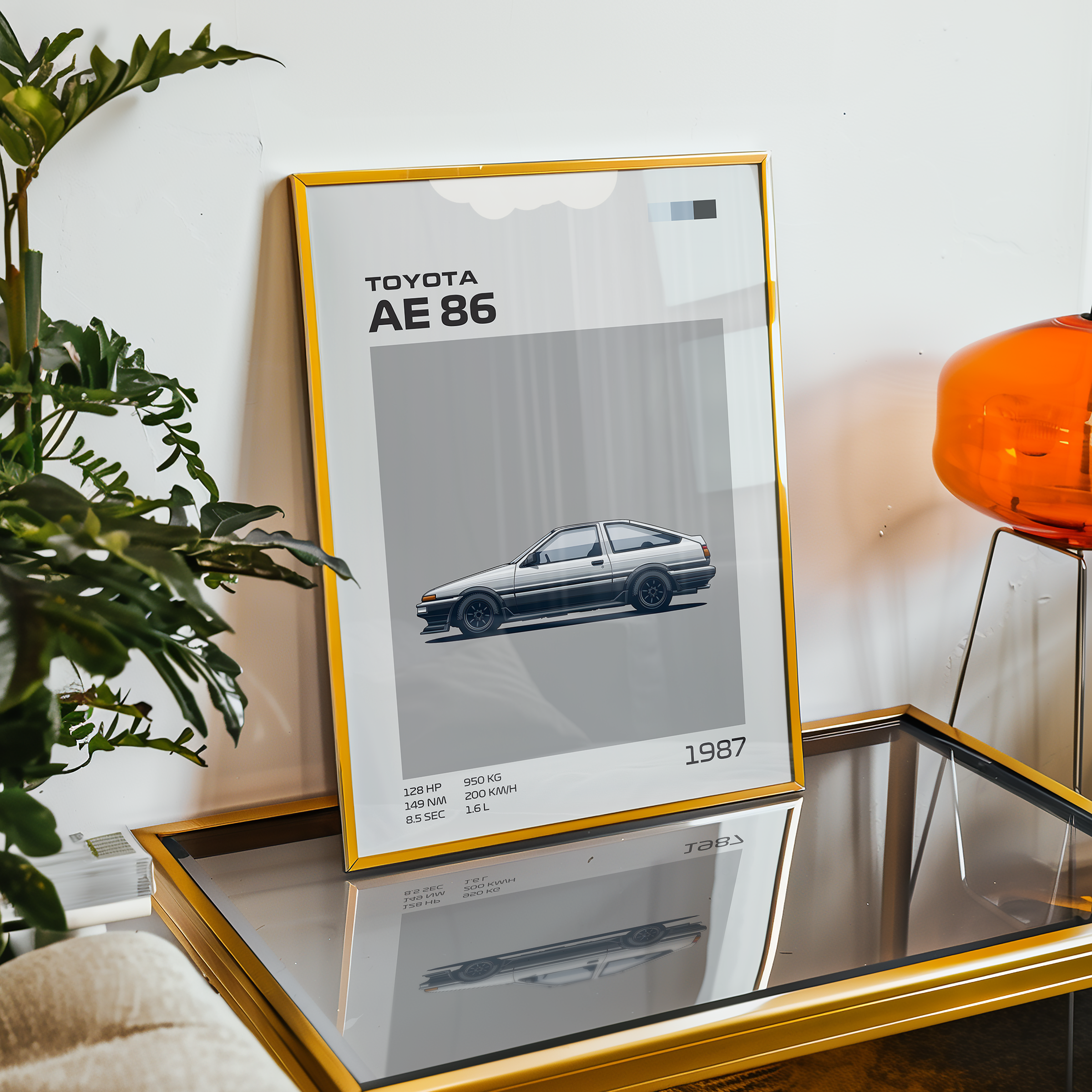 Poster Toyota Corolla AE86 (1983-1987) "Classic Edition"