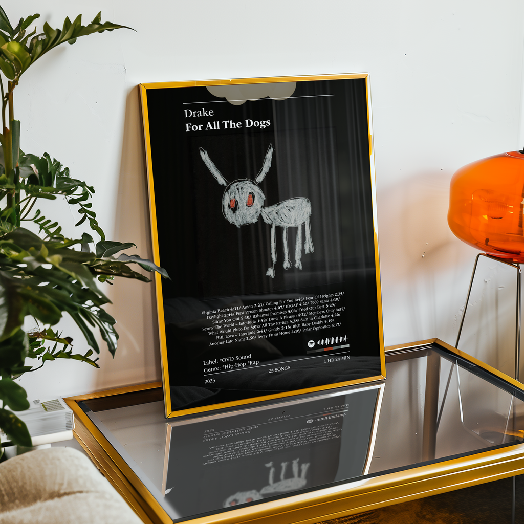 Poster Drake - For All The Dogs