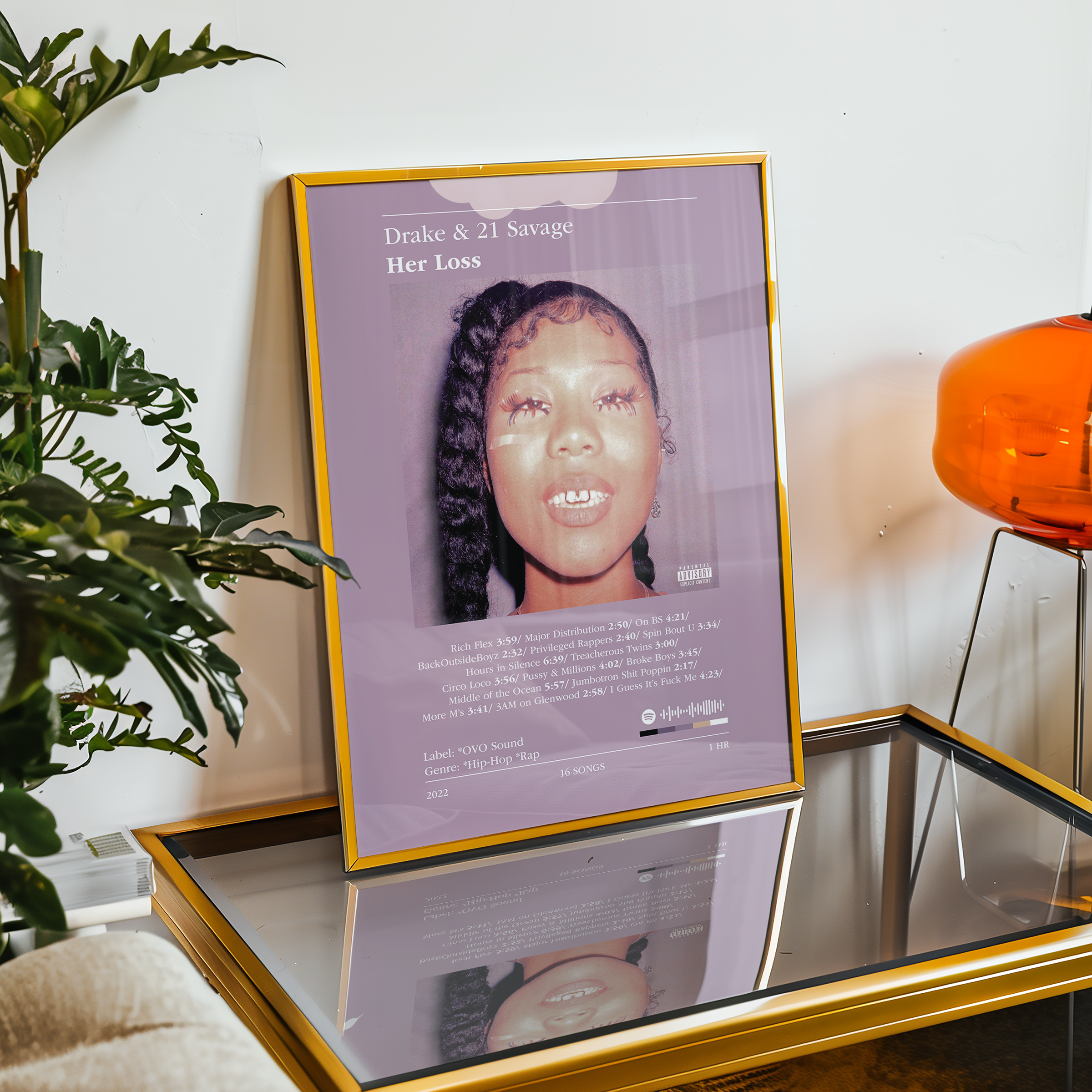 Poster Drake & 21 Savage - Her Loss