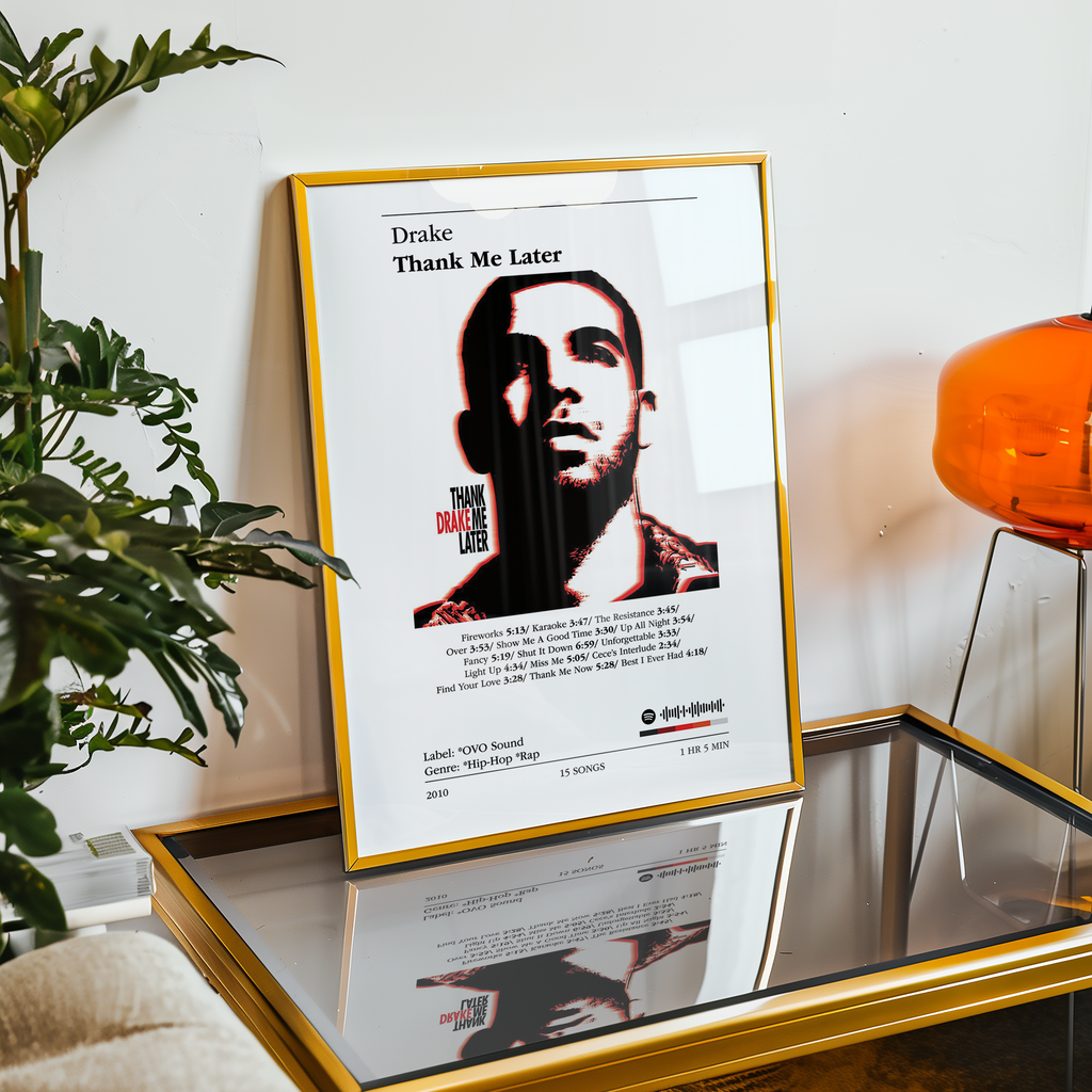 Poster Drake - Thank Me Later