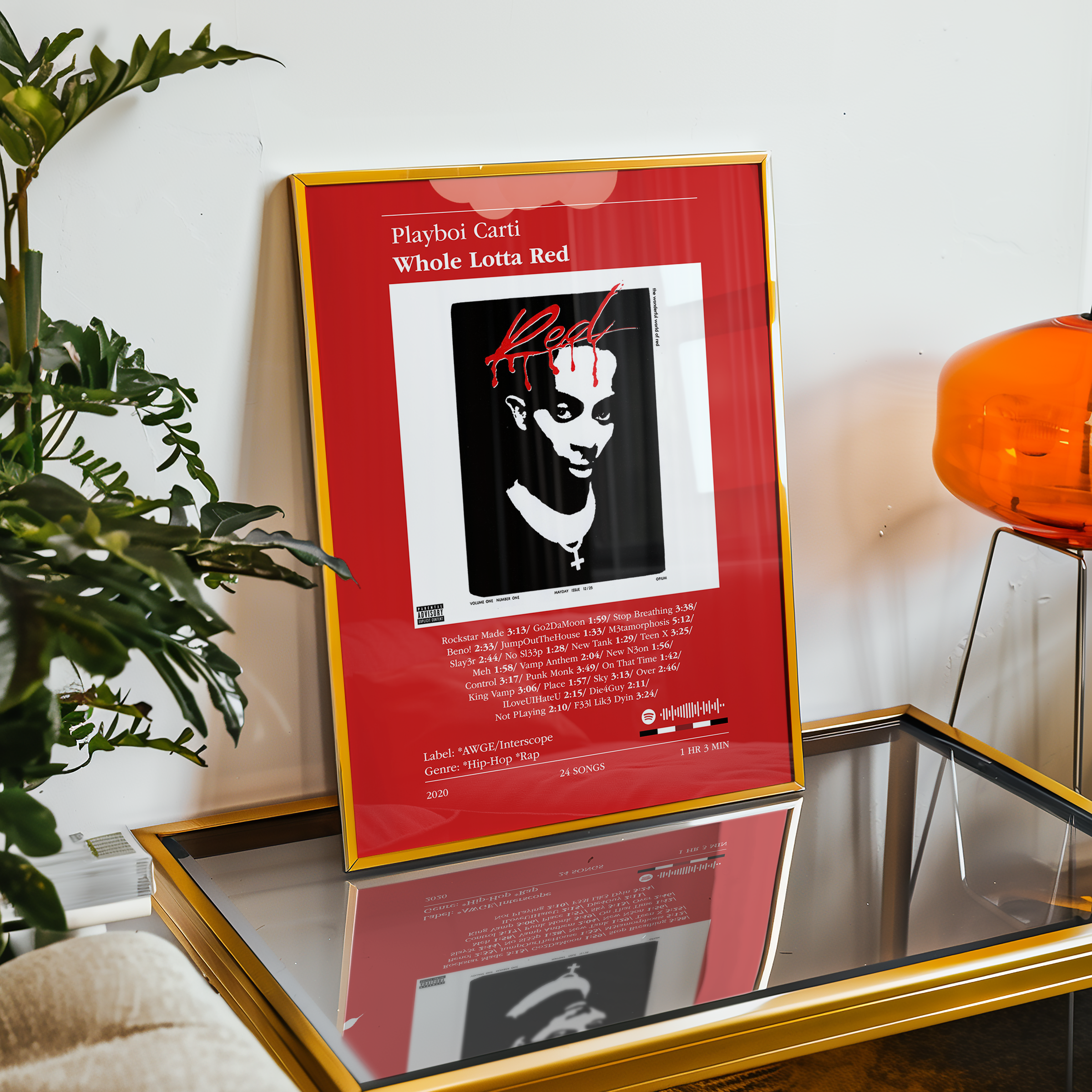 Poster Playboi Carti - Whole Lotta Red