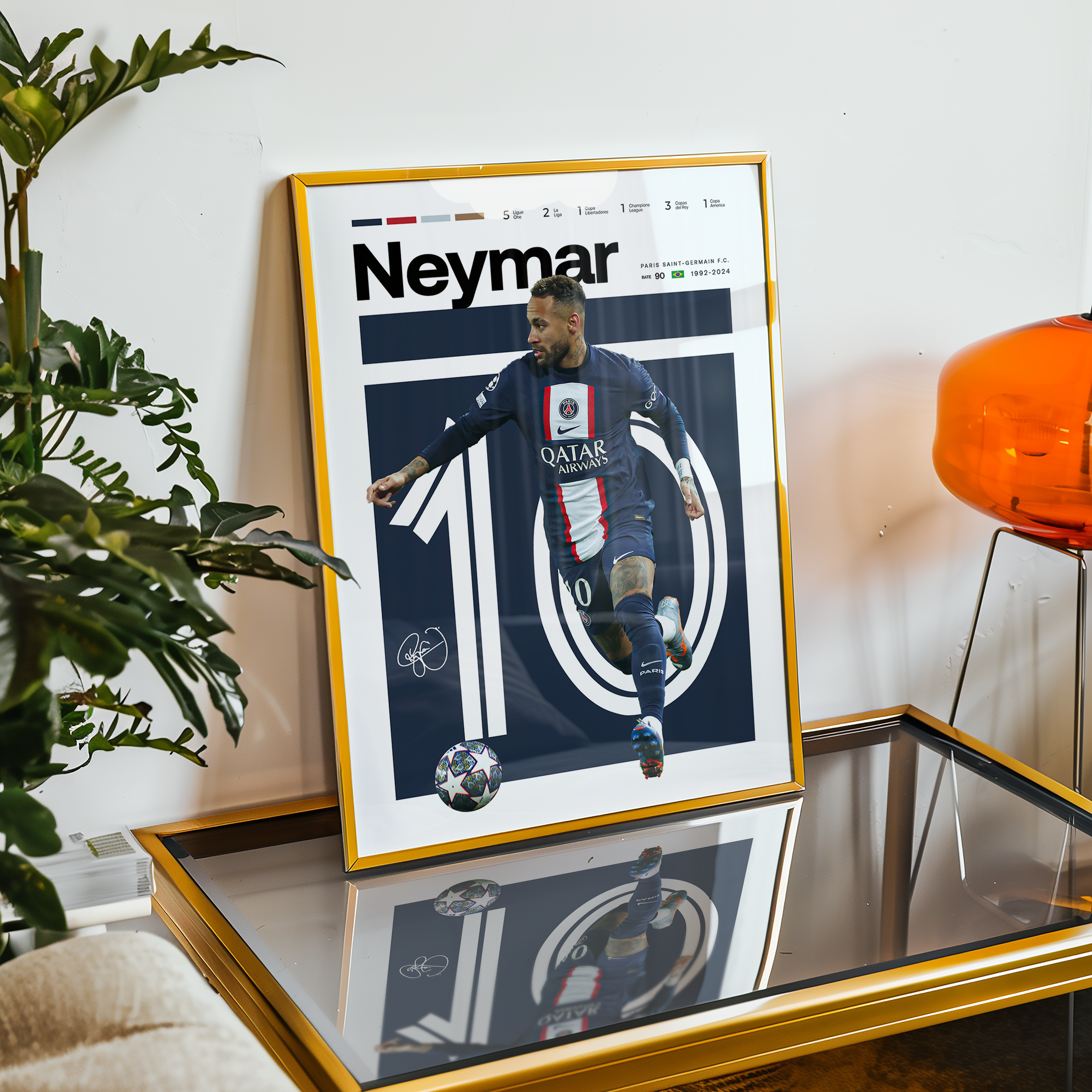 Poster Neymar Jr. "Stats Edition"