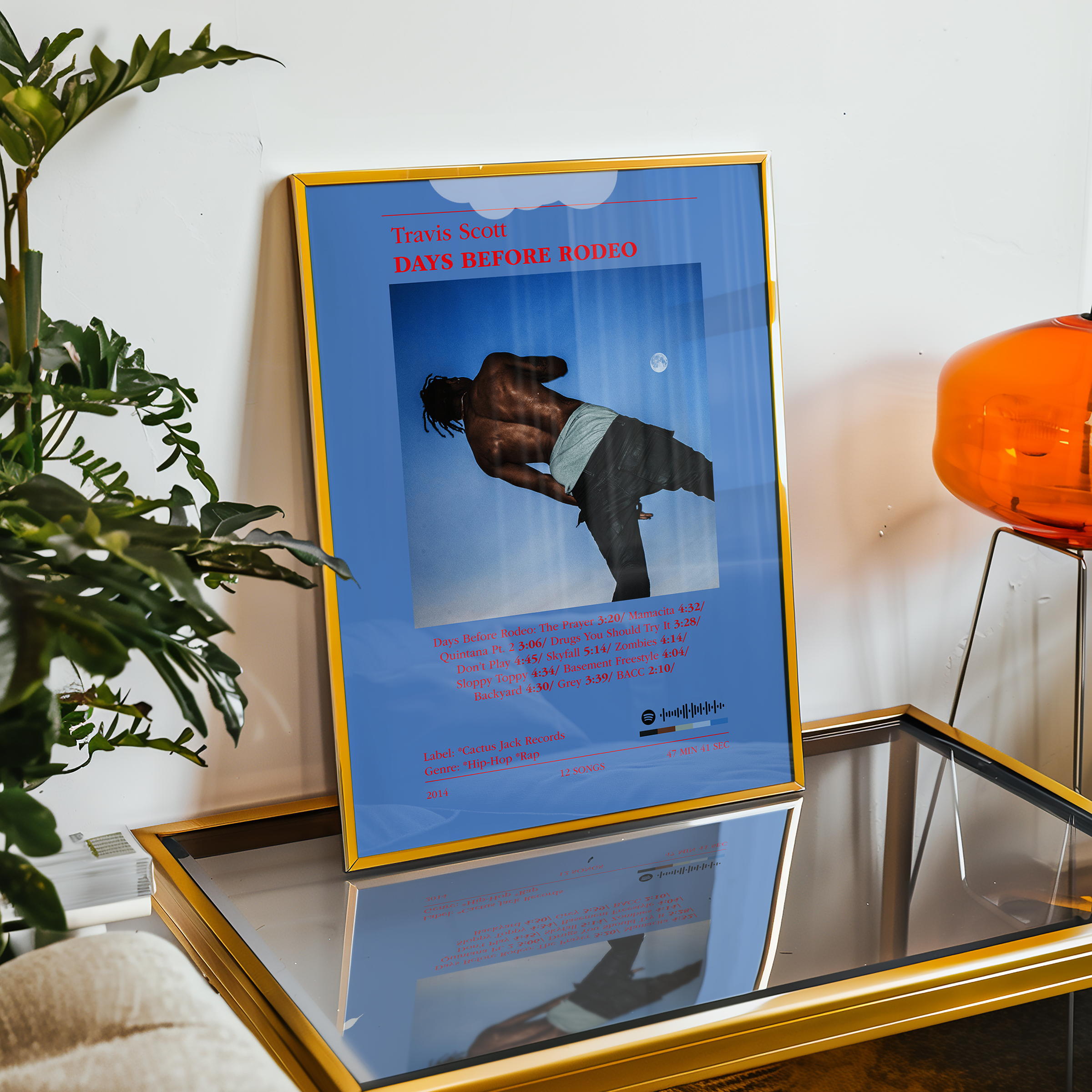 Poster Travis Scott - Days Before Rodeo