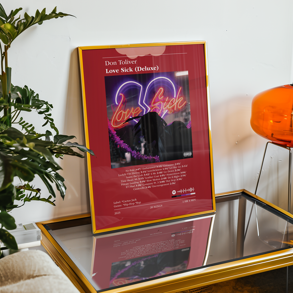Poster Don Toliver - Love Sick (Deluxe)