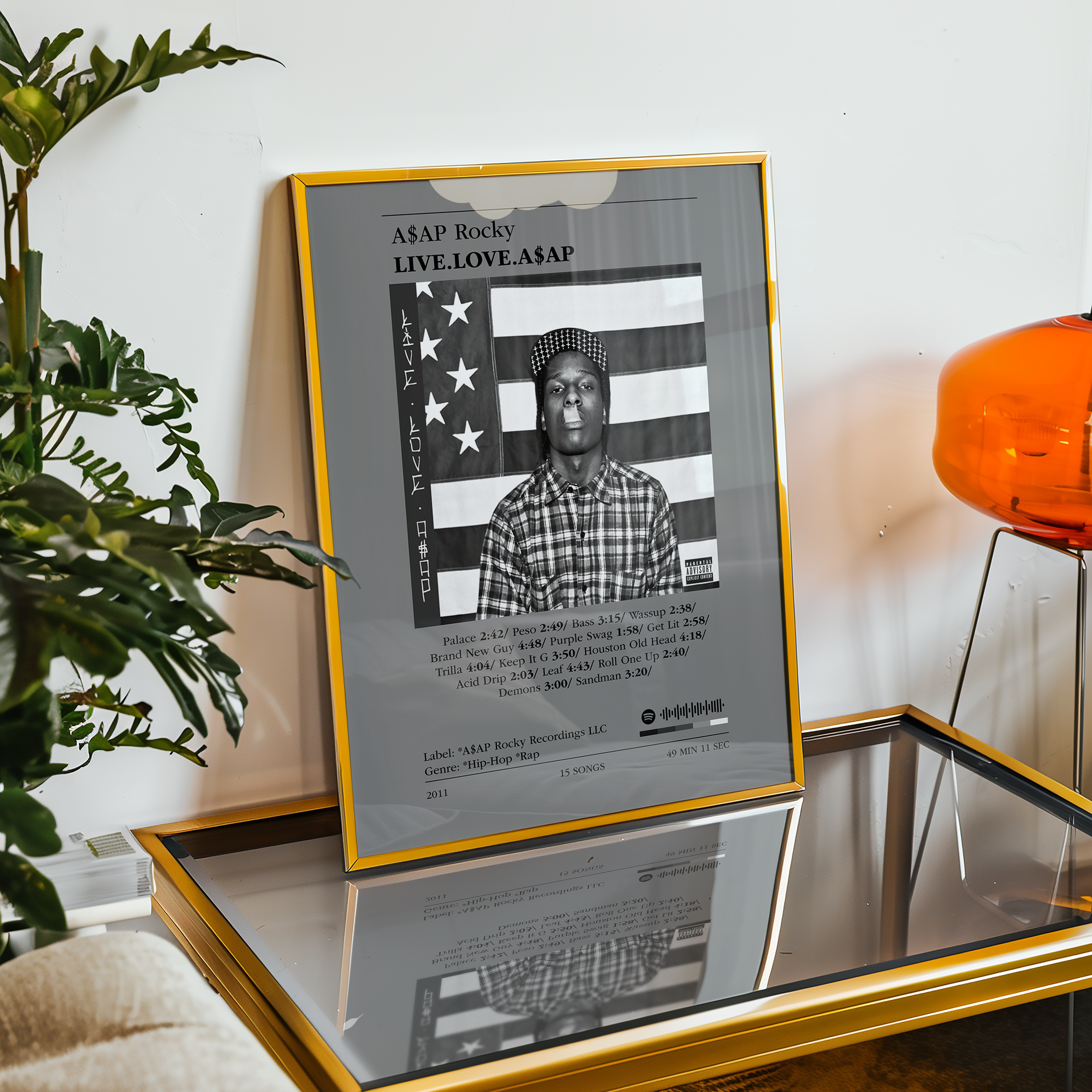 Poster A$AP Rocky - LIVE.LOVE.A$AP