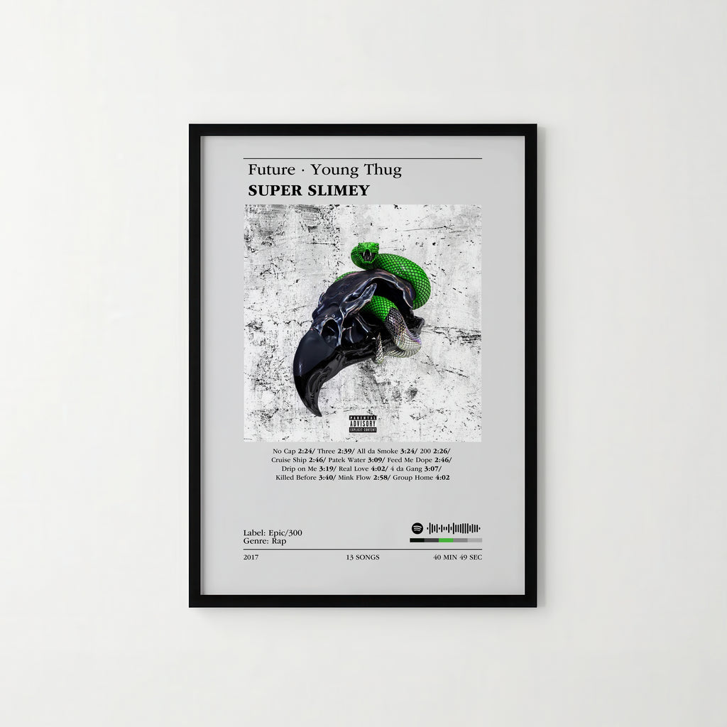 Poster Young Thug & Future - SUPER SLIMEY