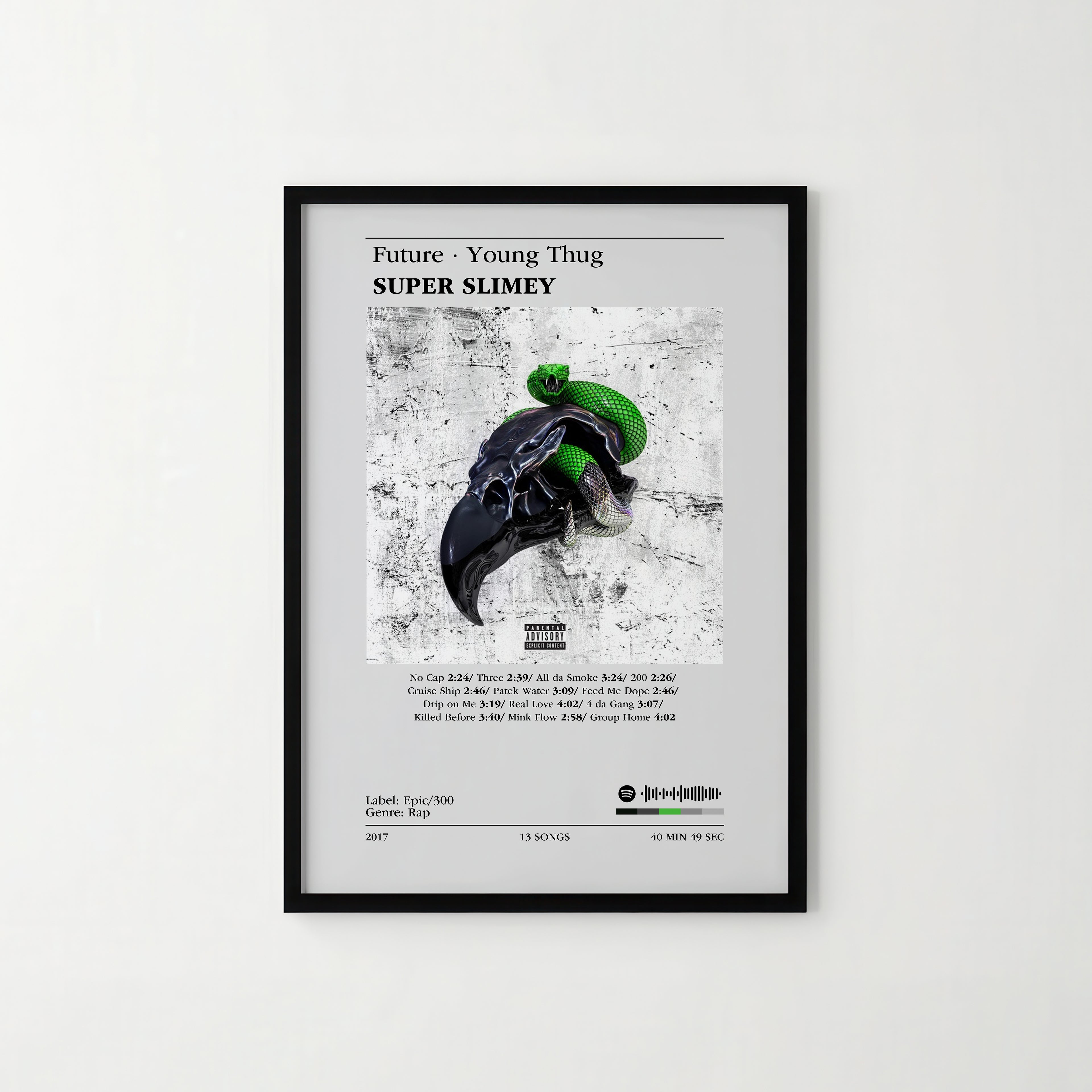 Poster Young Thug & Future - SUPER SLIMEY
