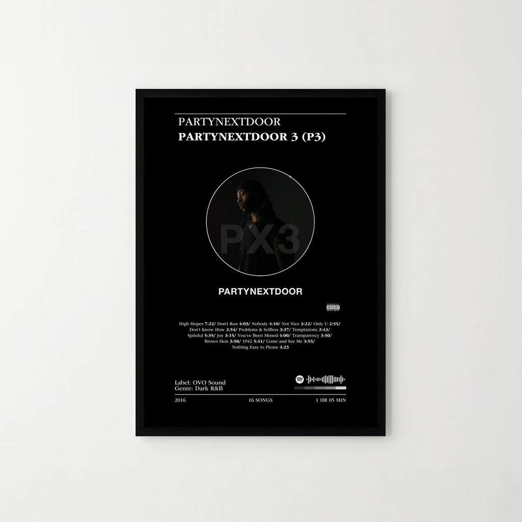 Poster PARTYNEXTDOOR - PARTYNEXTDOOR 3 (P3)