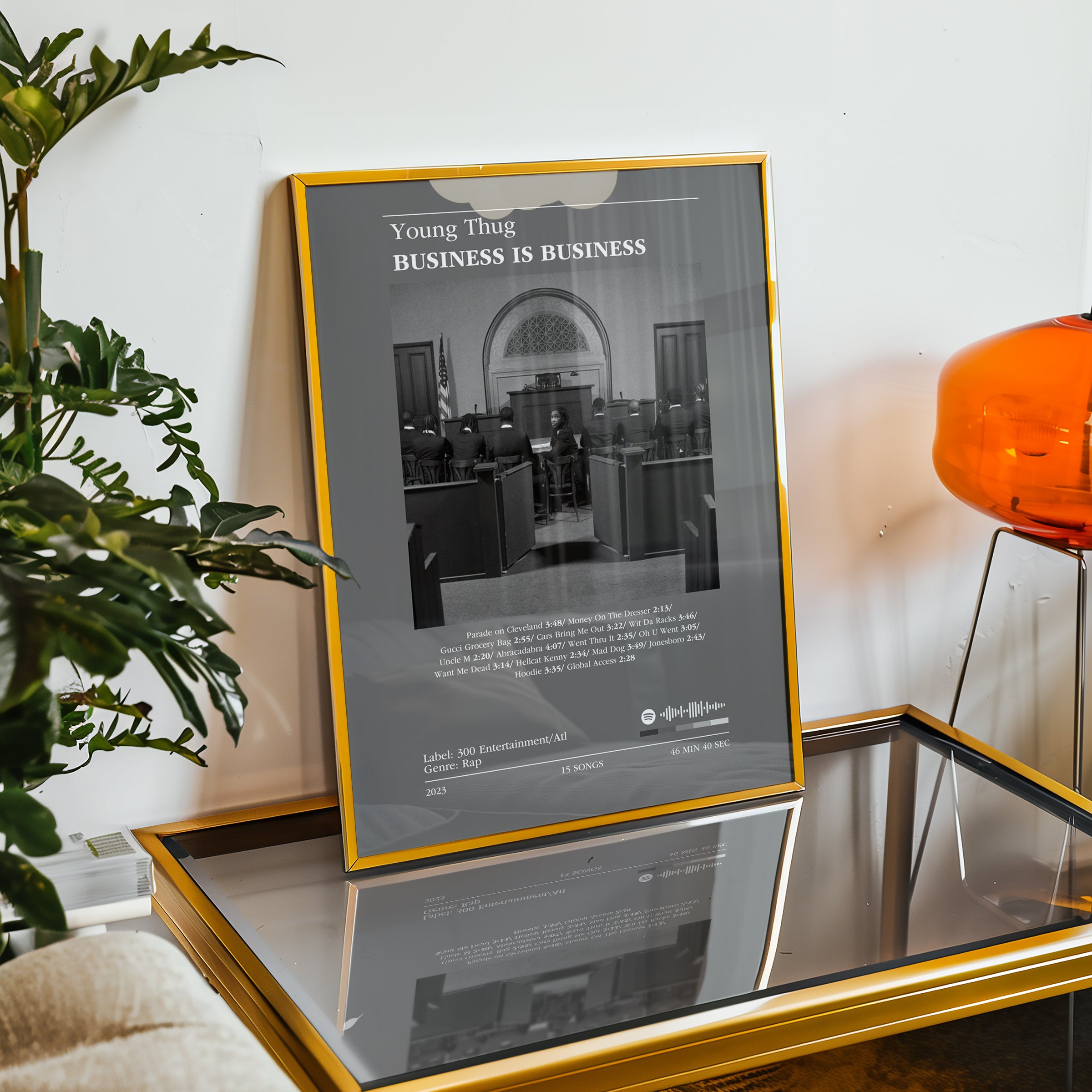 Poster Young Thug - BUSINESS IS BUSINESS