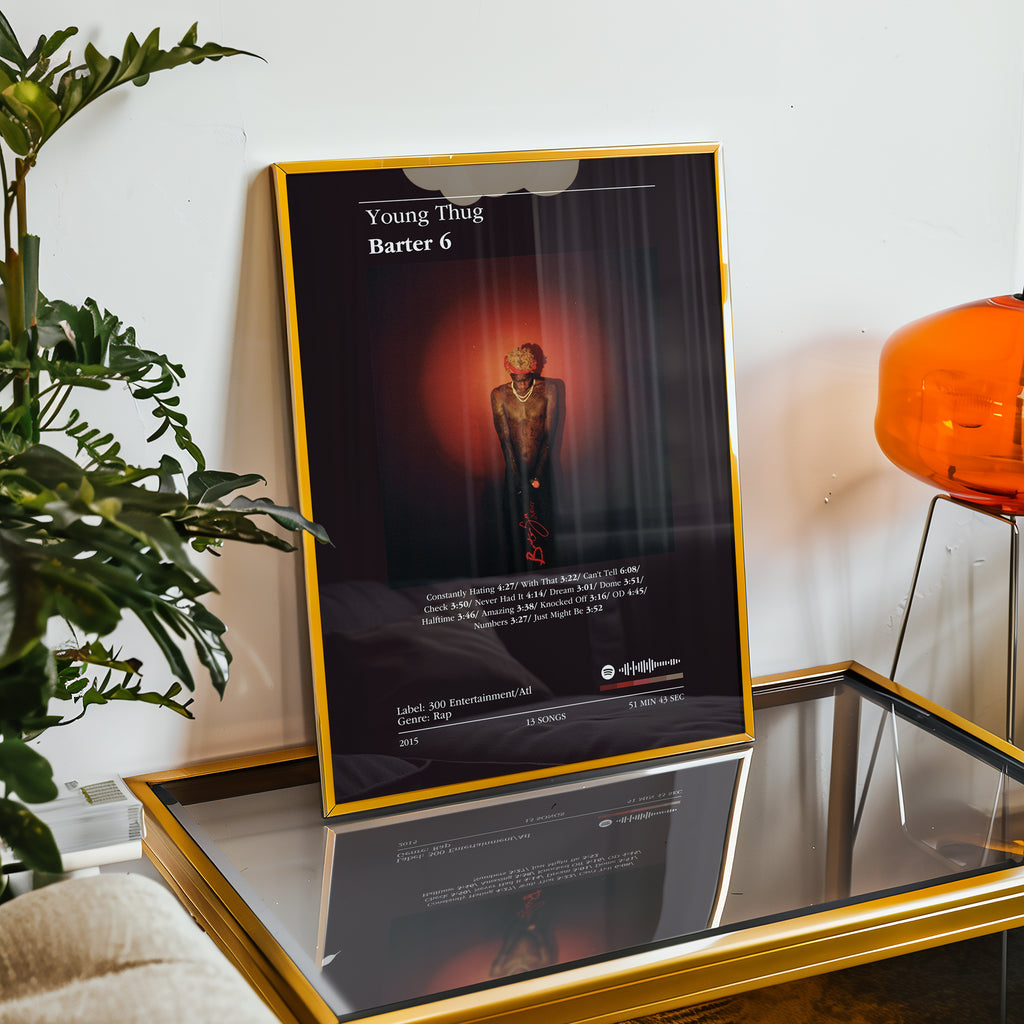 Poster Young Thug - Barter 6